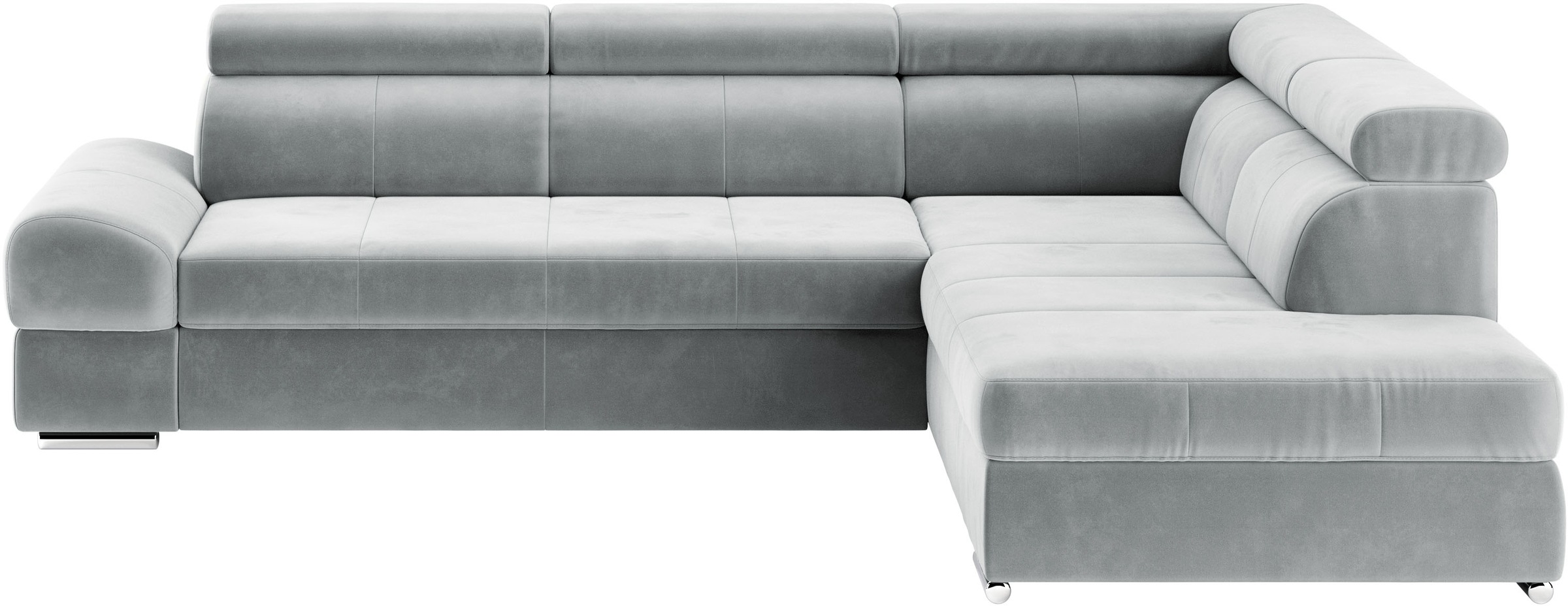 sit&more Ecksofa »Broadway L-Form«, mit verstellbaren Kopfteilen, wahlweise mit Bettfunktion