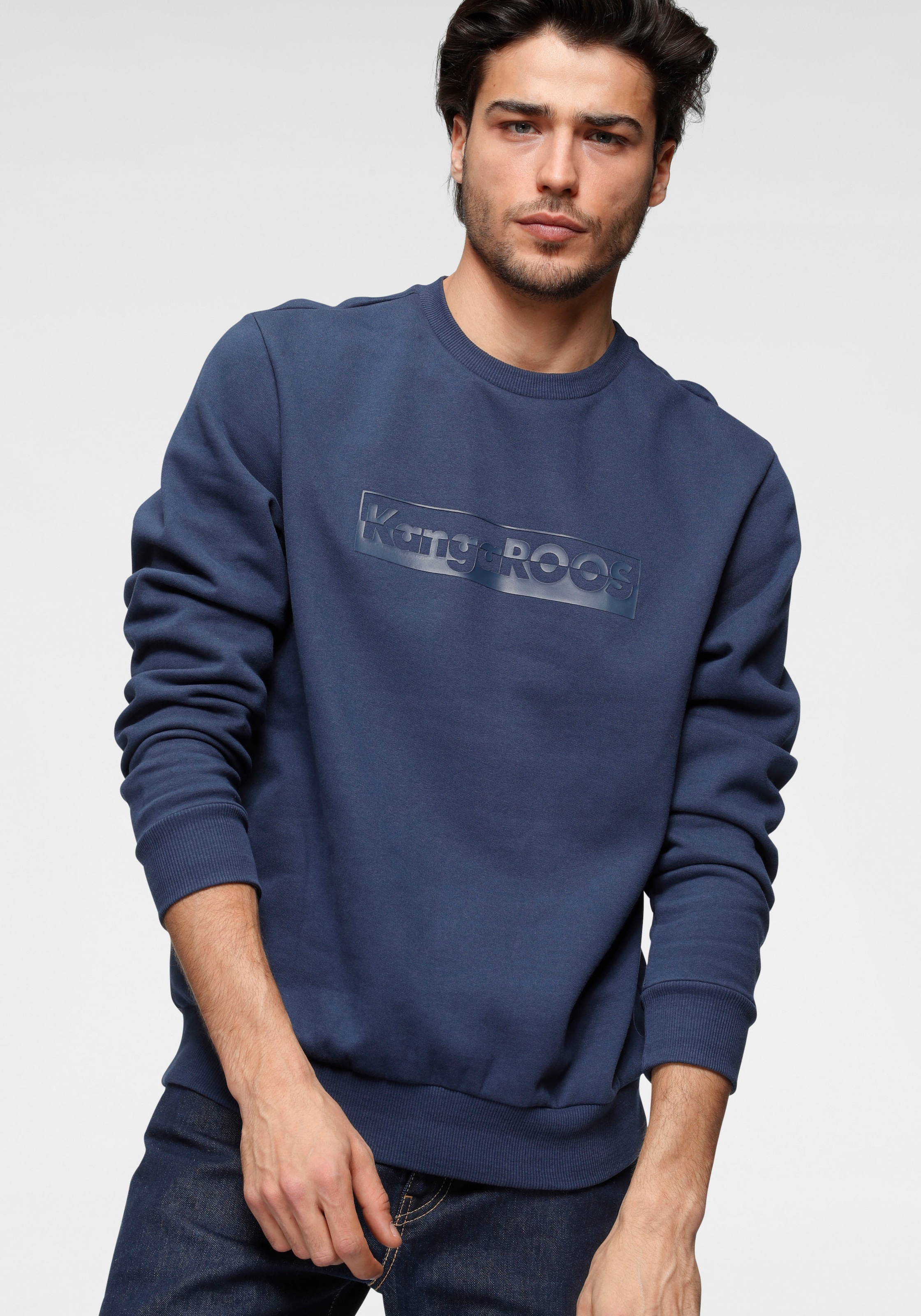 Sweatshirt, Jelmoli-Versand KangaROOS | grossem Logofrontprint mit