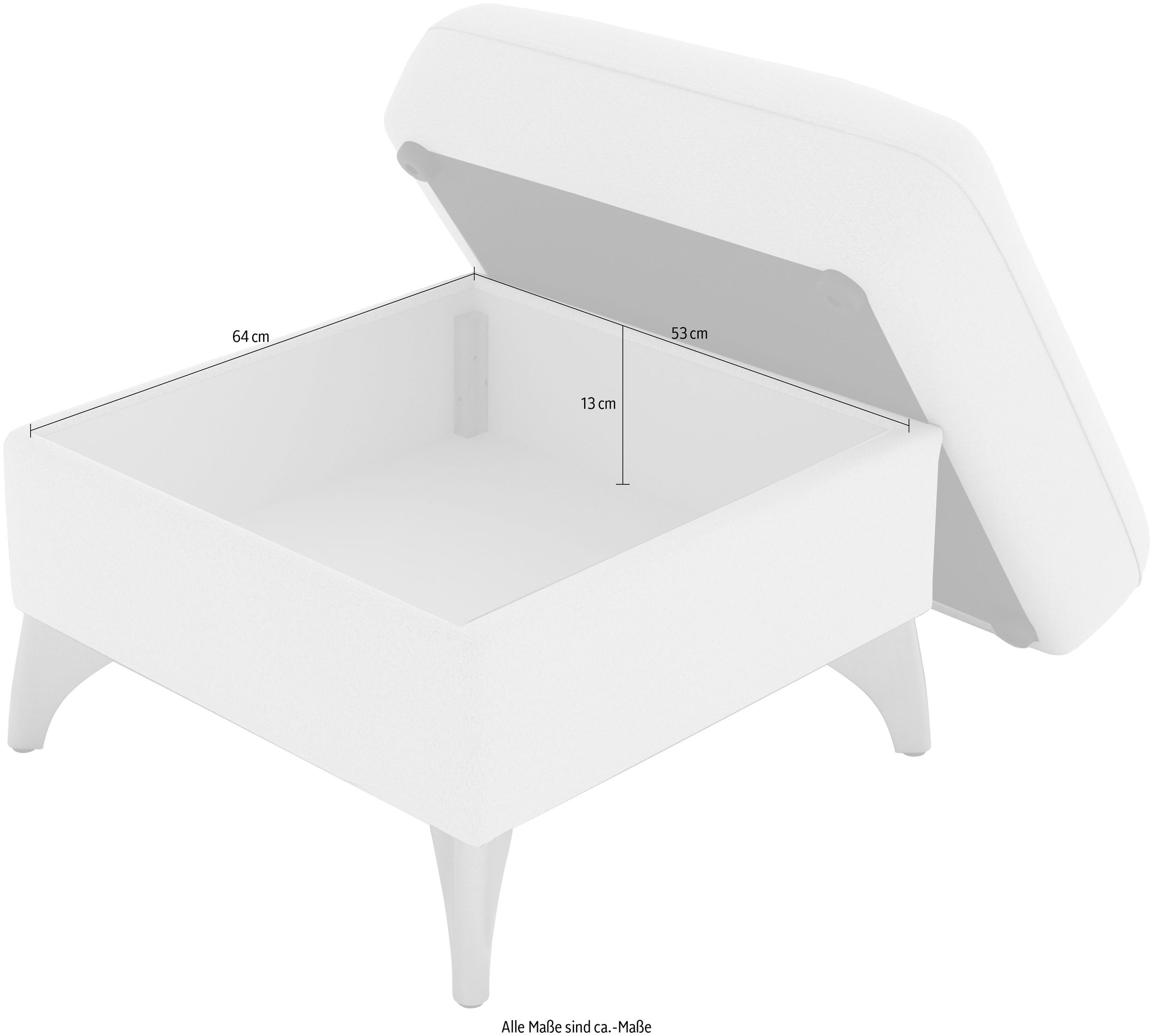 sit&more Polsterhocker »Astoria«, Passend zur "Astoria"-Serie