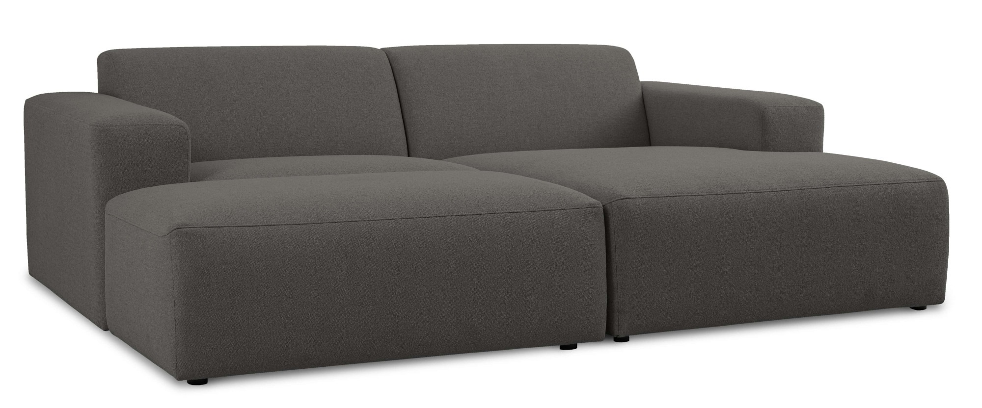 INOSIGN Ecksofa »Koa,228cm, L-Form, Modulsofa, Webstoff, Cord, Struktur«, Designsofa, Set, Hocker inklusive, weicher Lounge-Sitzkomfort