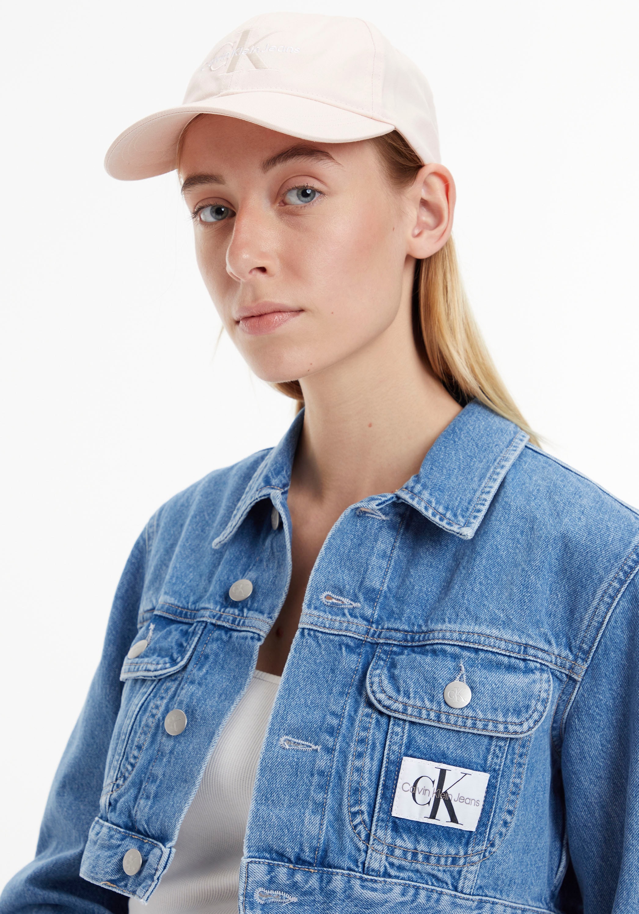 Calvin Klein Jeans Flex Cap, mit Logostickereien