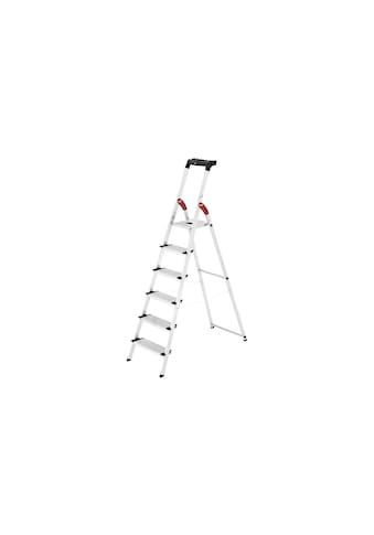 Hailo Stehleiter »L80 Comfort Line 6 Stufen«, Aufstellbreite 50cm/Aufstelltiefe 116cm;... kaufen