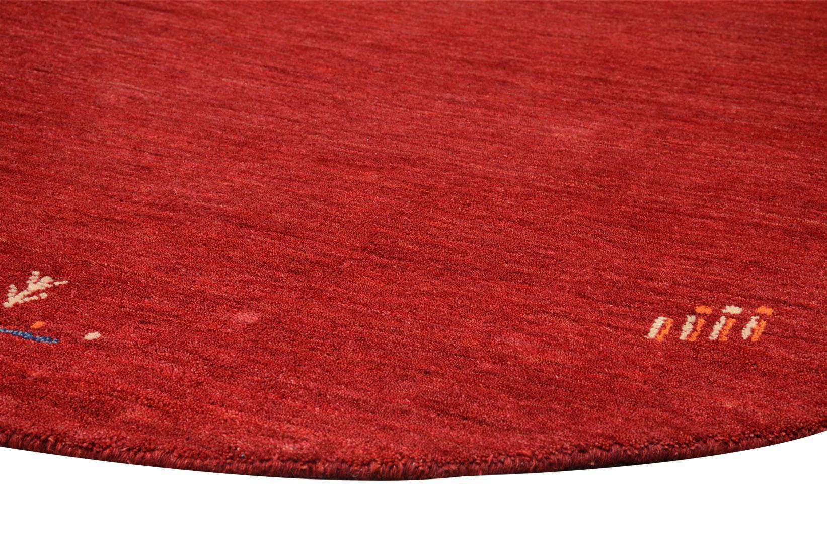 morgenland Wollteppich »GABBEH FEIN FENTH«, oval, 18 mm Höhe, reine Schurwolle bunte Bordüre, Wohnzimmer