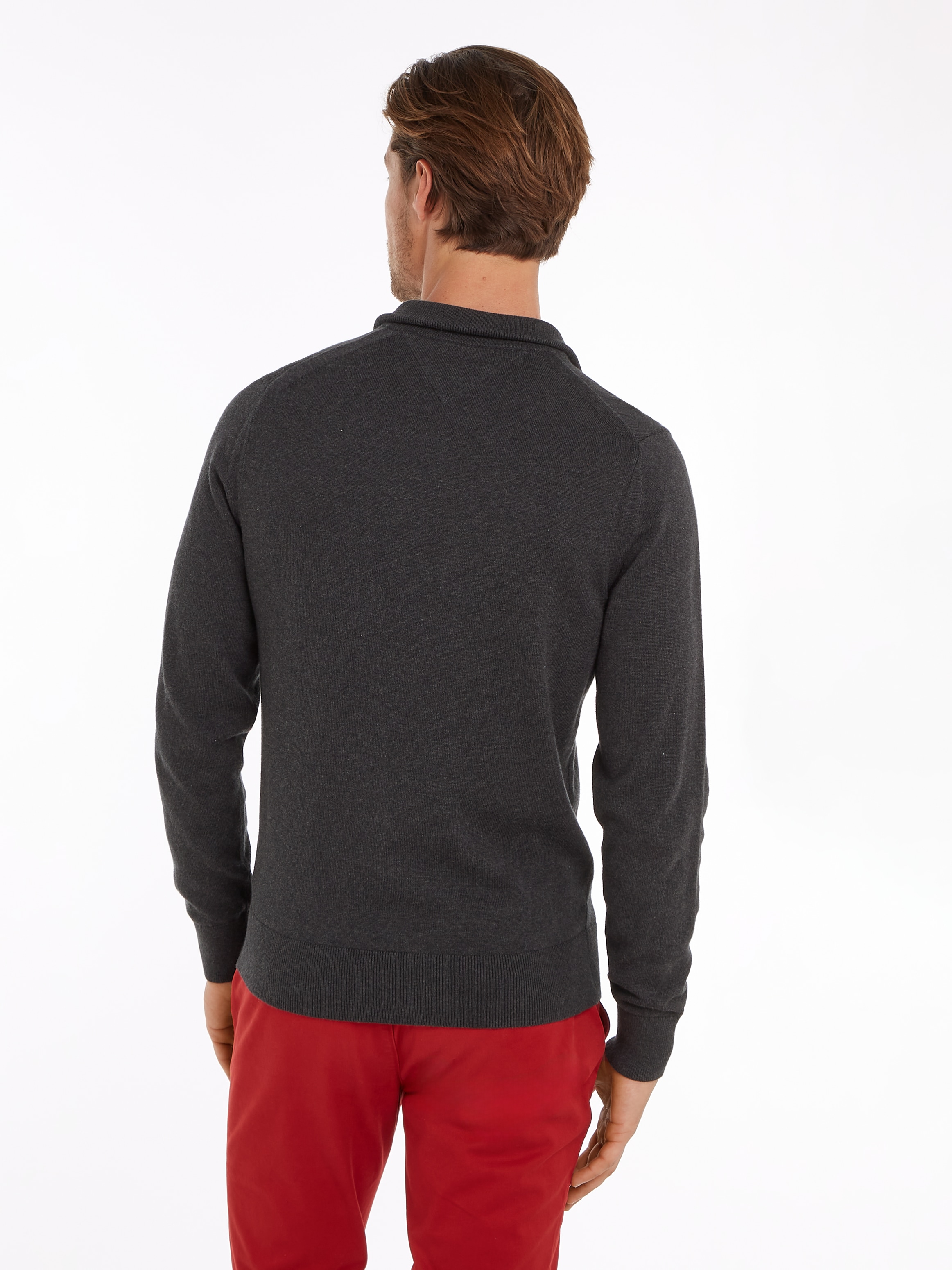 Tommy Hilfiger Troyer »PIMA ORG CTN CASHMERE ZIP MOCK«