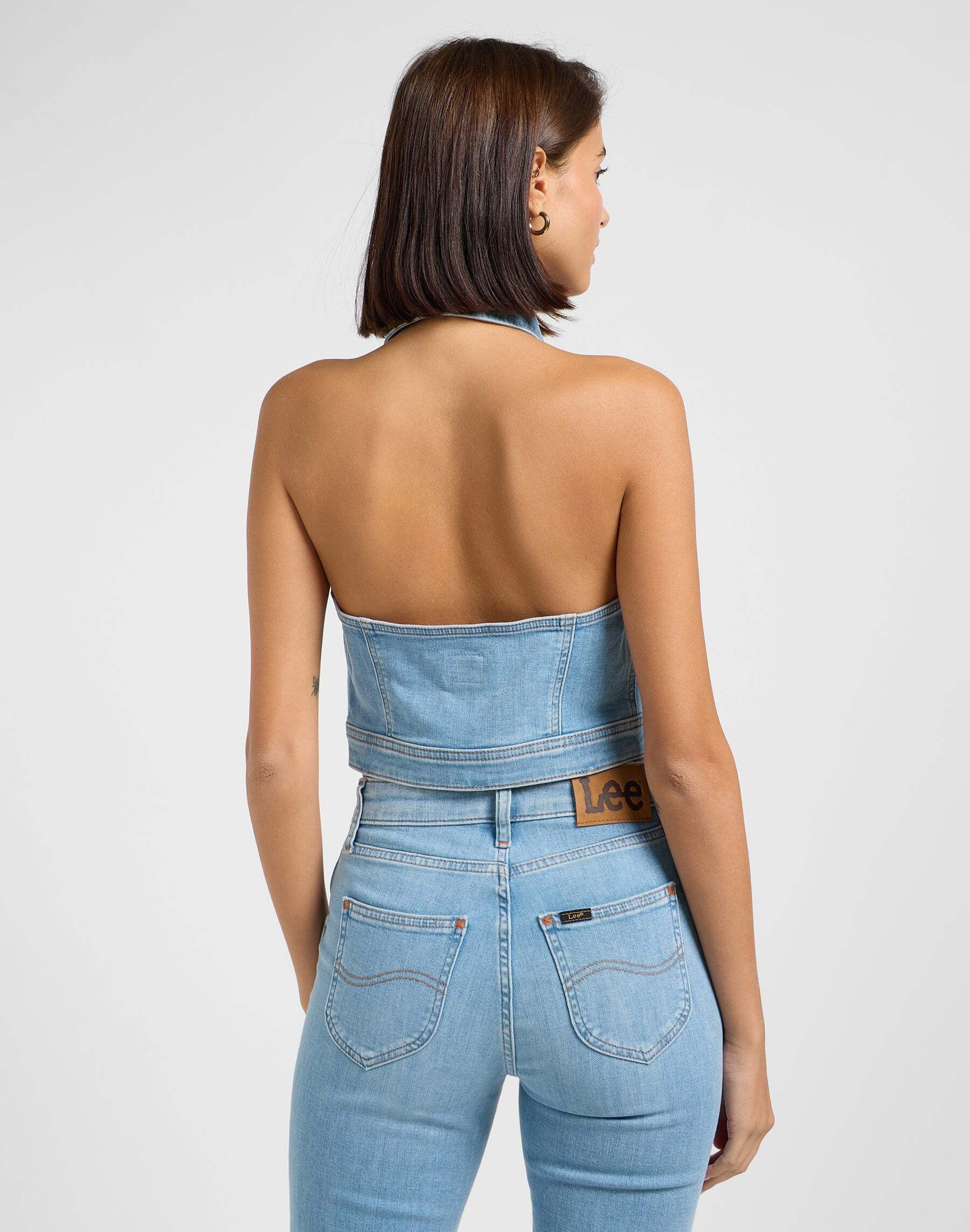 Lee® Kurzarmshirt »LEE Top Double Seamed Halter«