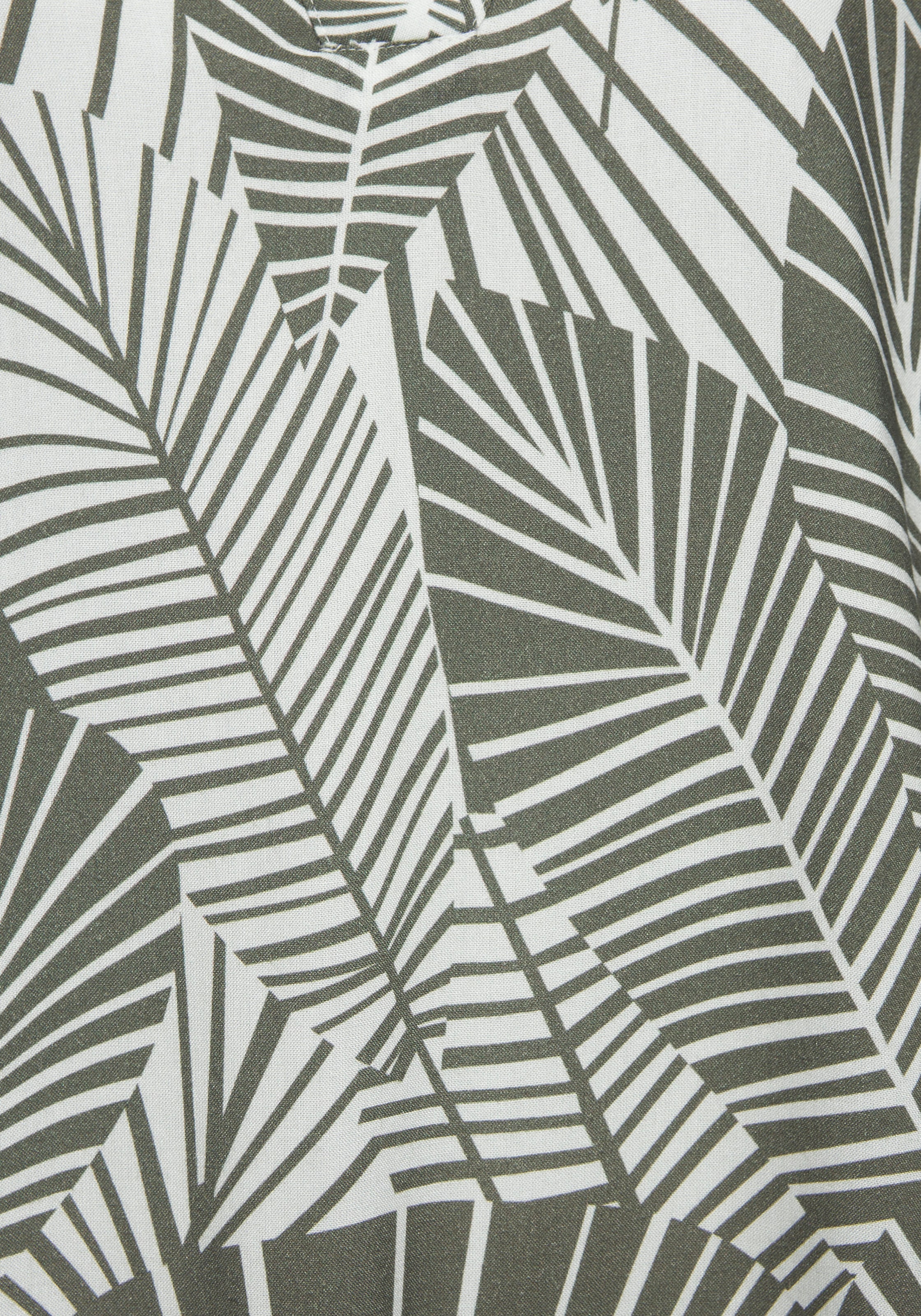 s.Oliver Blusenkleid, mit Blätterdruck