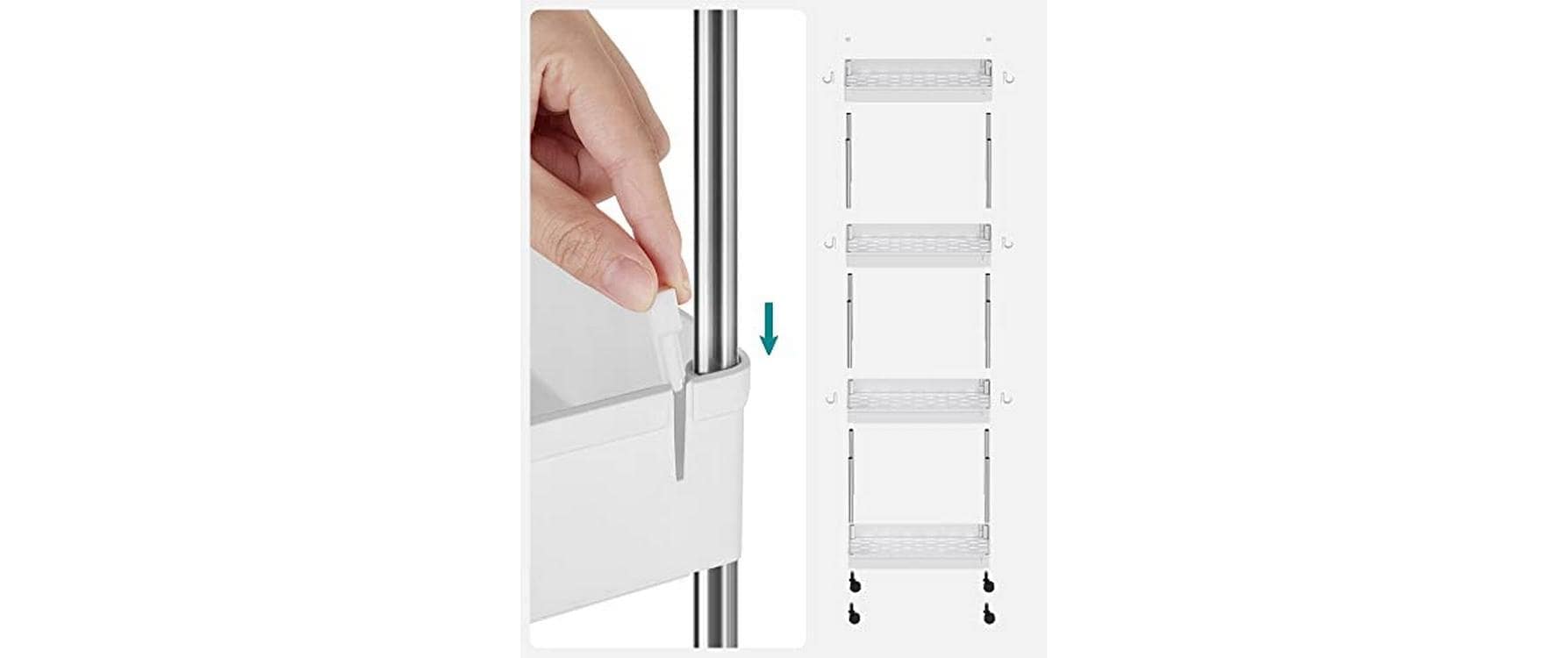 SONGMICS Rollwagen »40 x 86 x 22 cm«