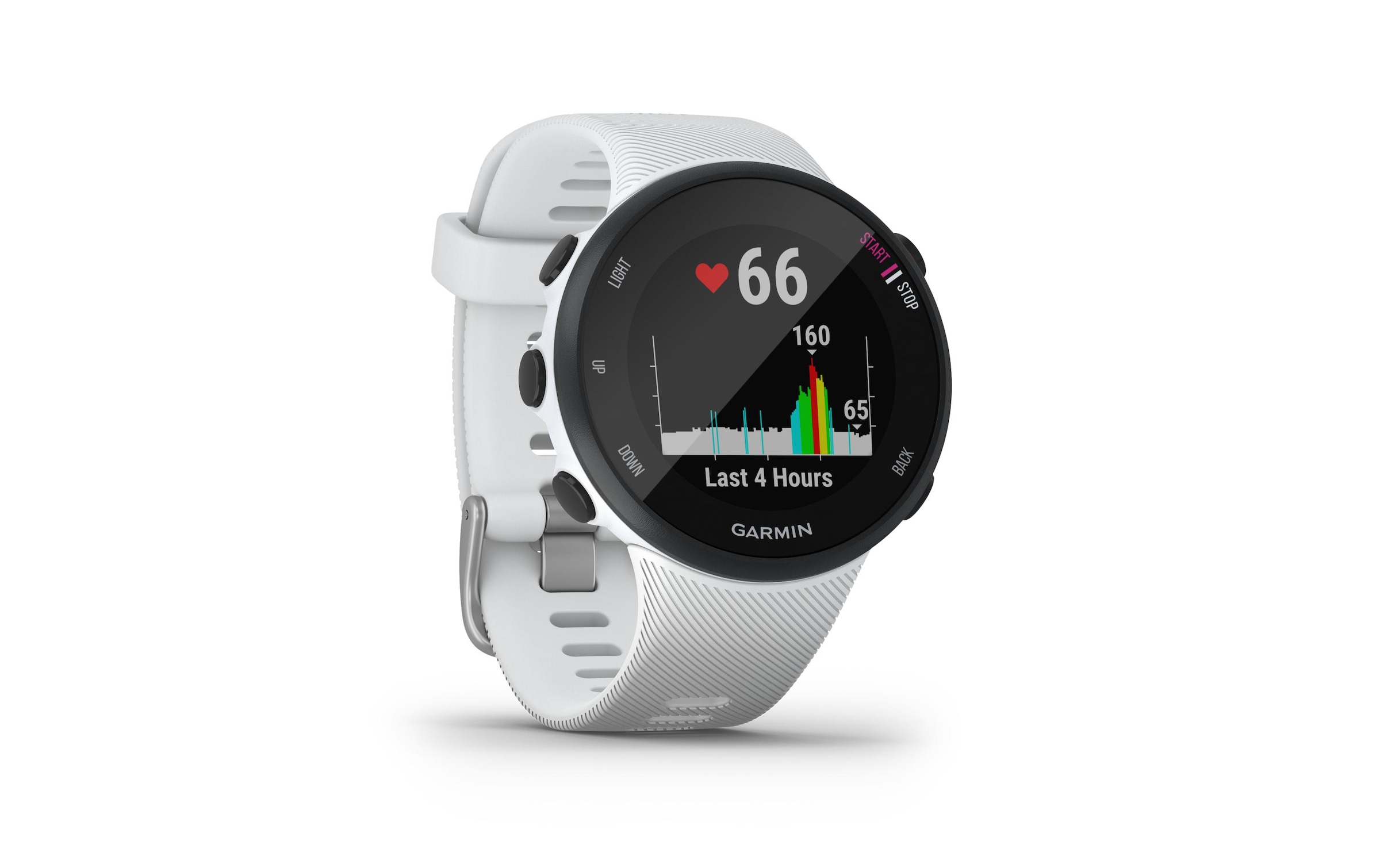 Garmin Fitnessuhr »GPS-Sportuhr Forerunner 45S Weiss«,)
