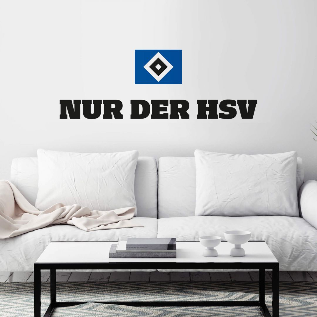 shoppen »Hamburger SV der online St.) Jelmoli-Versand (1 Wall-Art | HSV«, Wandtattoo Nur