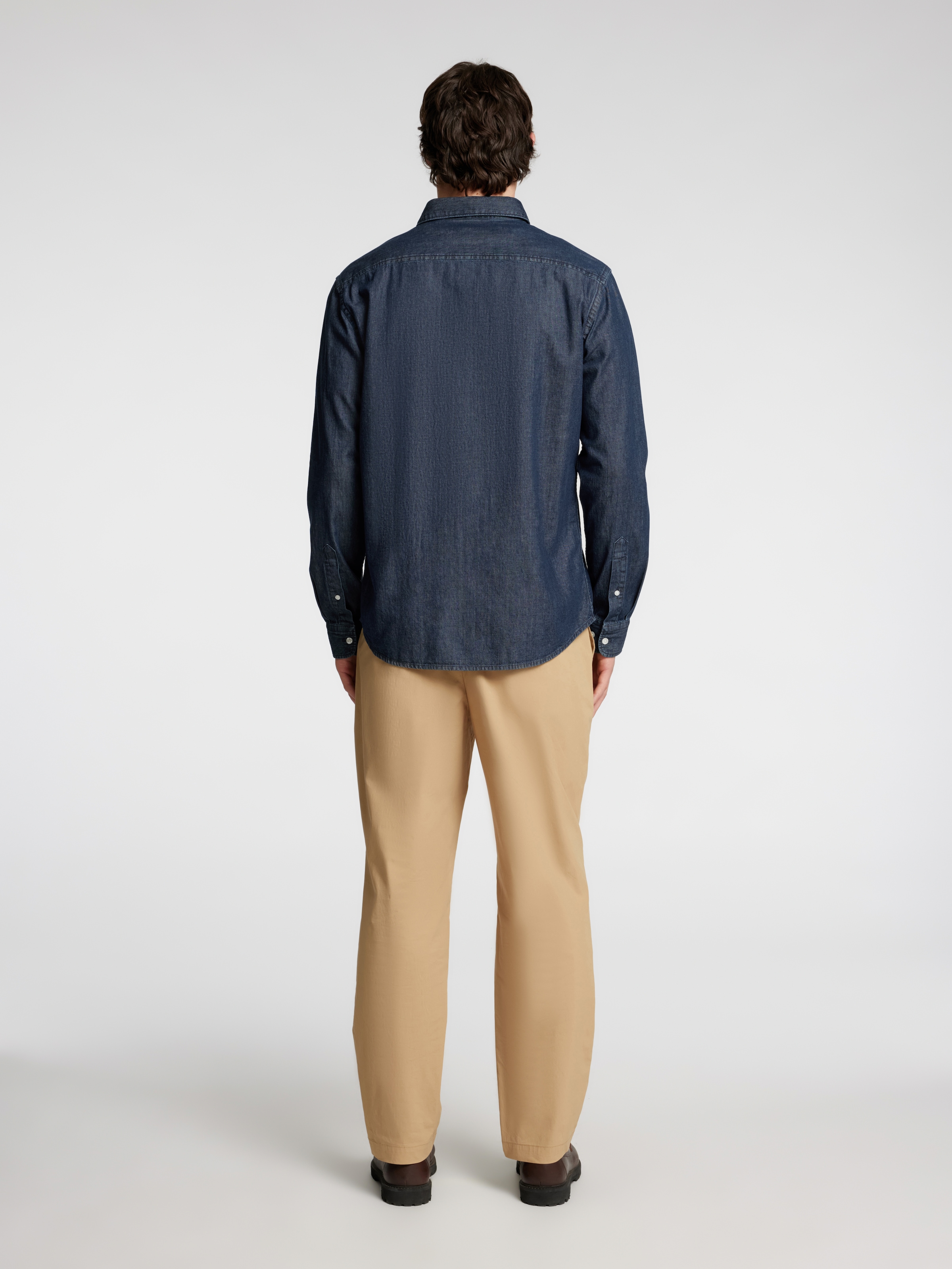 SELECTED HOMME Langarmhemd »SLHREGCARLO DENIM LS SHIRT NOOS«