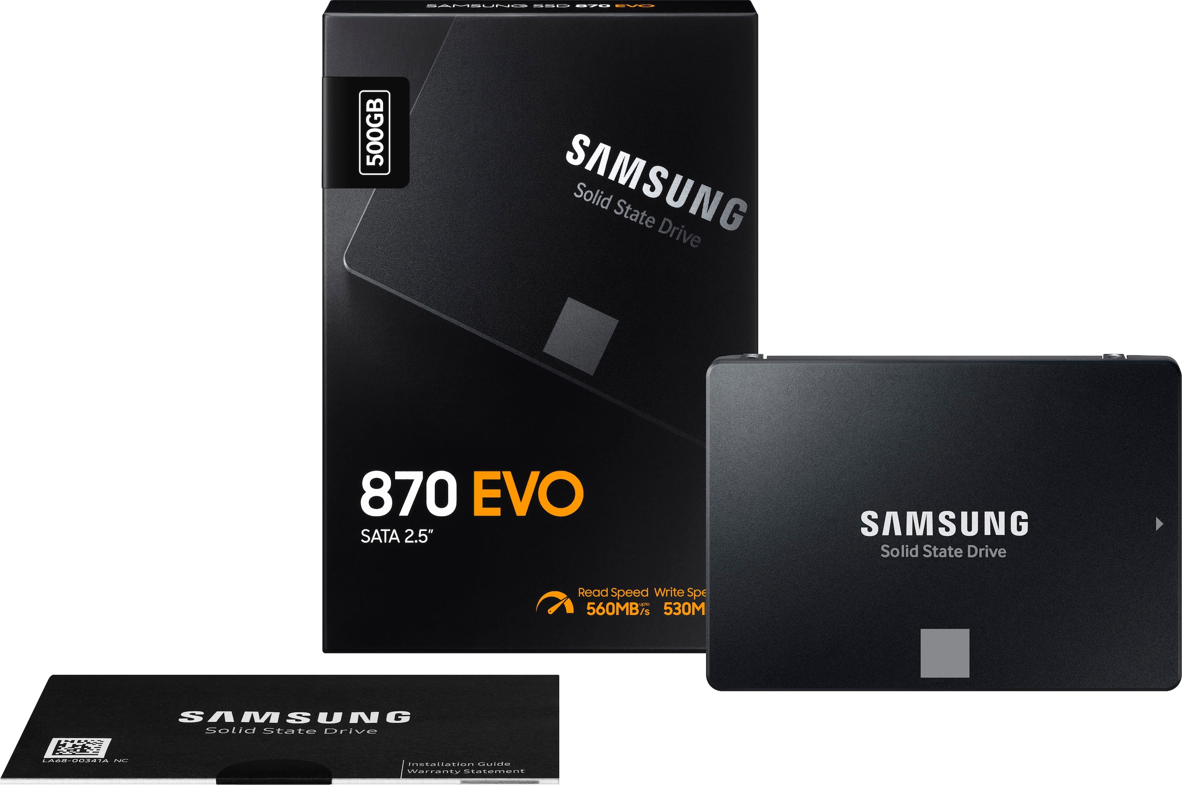 Samsung interne SSD »870 EVO«, 2,5 Zoll, Anschluss SATA III