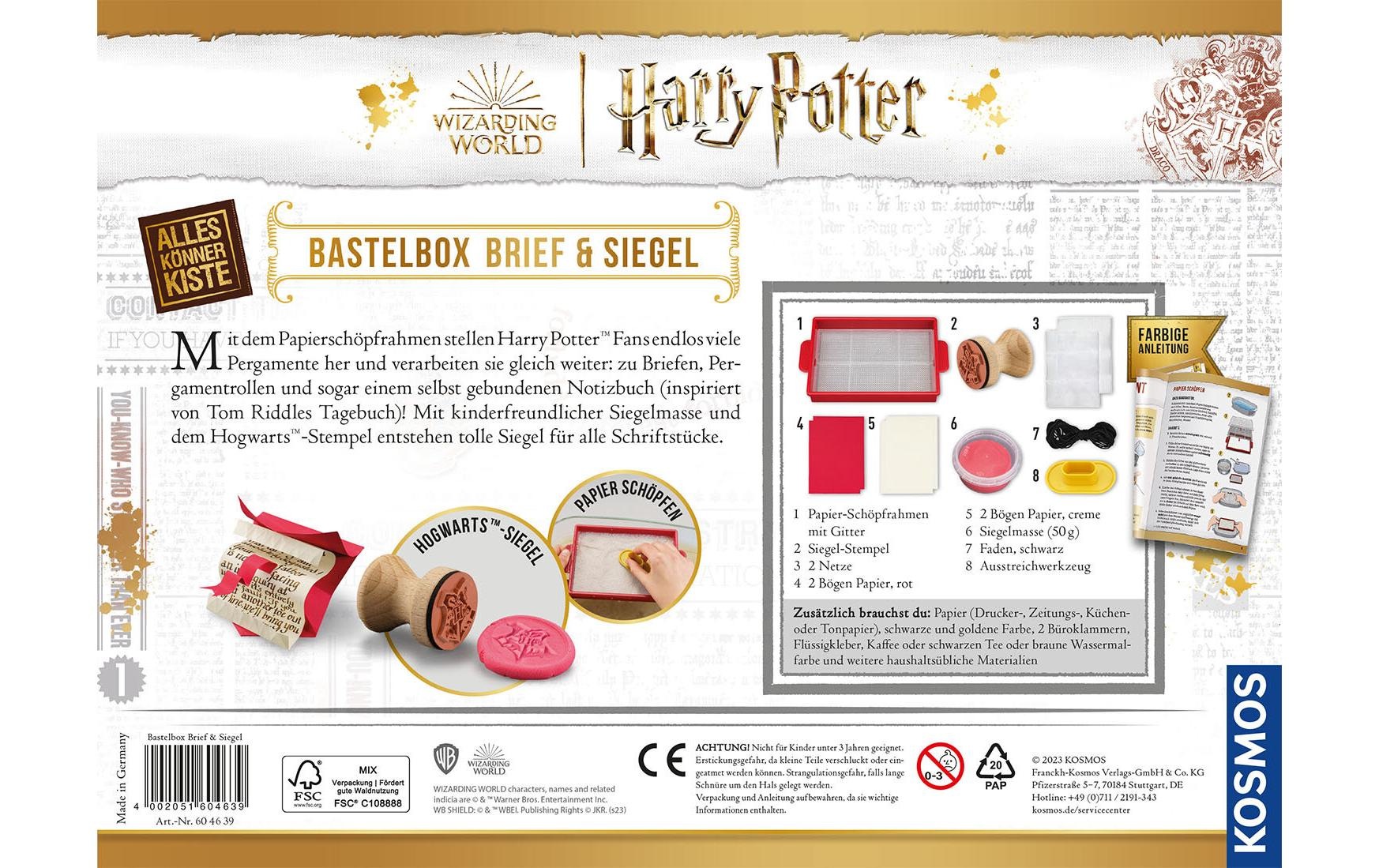 Kosmos Kreativset »Harry Potter – Brief und Siegel«