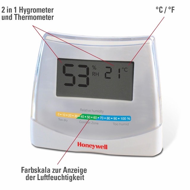 gleich Thermometer HHY70E« Hygrometer Jelmoli-Versand ➥ und | Innenwetterstation bestellen Honeywell »2-in-1