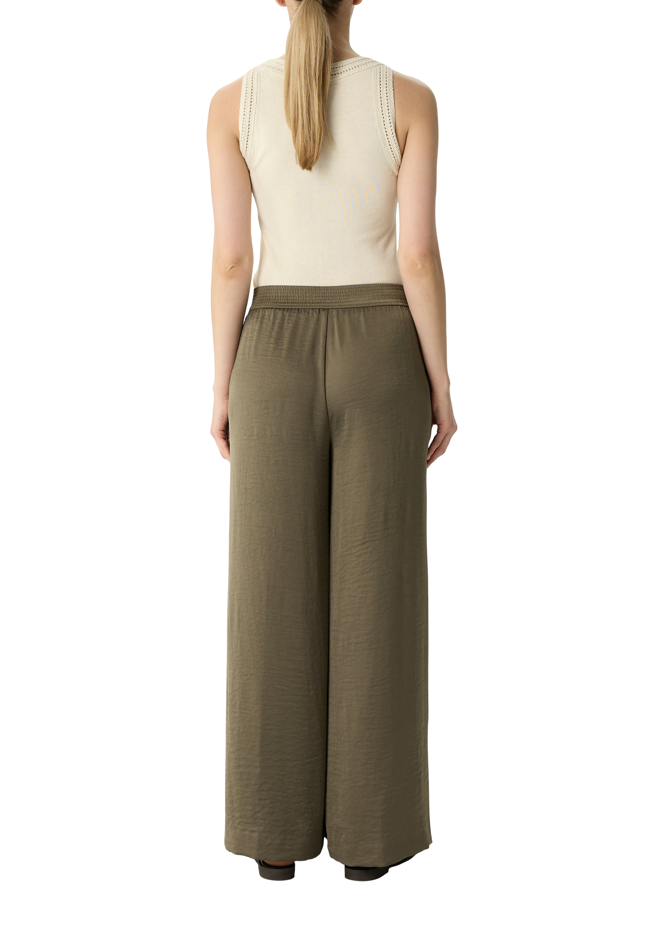 Comma Stoffhose, Sommerhose mit elastischem Bund
