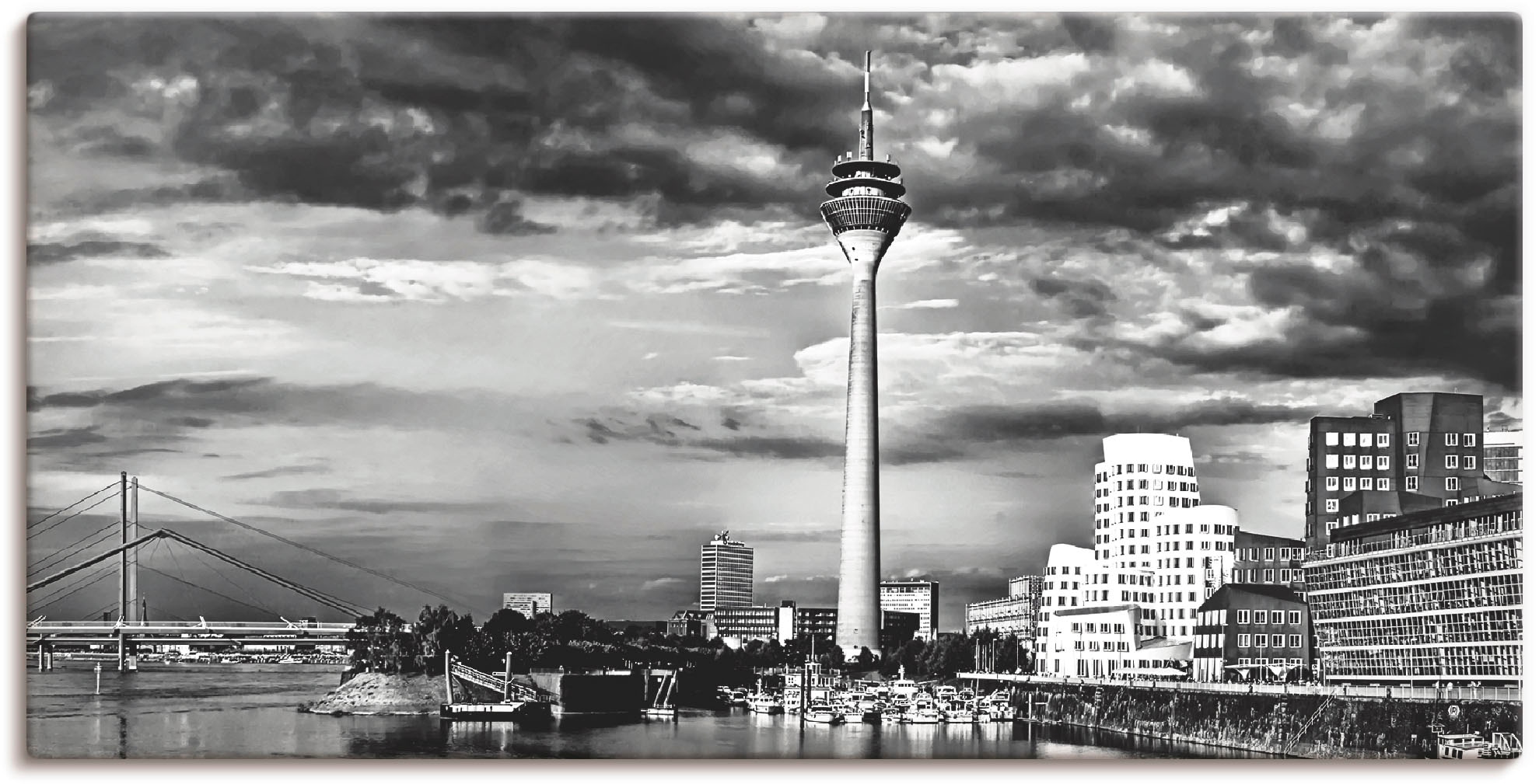 Artland Wandbild kaufen (1 als Wandaufkleber Deutschland, in 10«, Jelmoli-Versand versch. online Collage Poster Skyline »Düsseldorf St.), | oder Grössen Leinwandbild