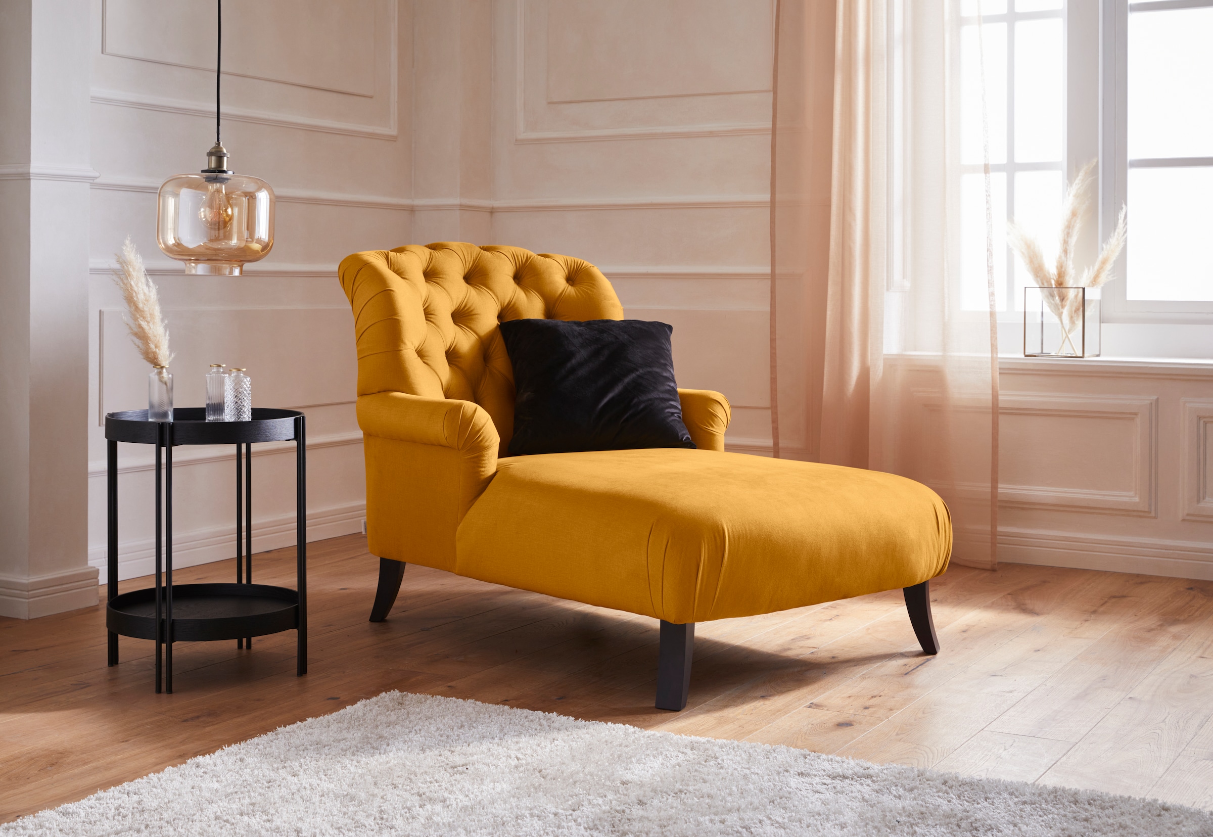 Home affaire Loveseat "Amiens Sessel Loungesessel" mit wunderschöner Knopfheftung im Rücken