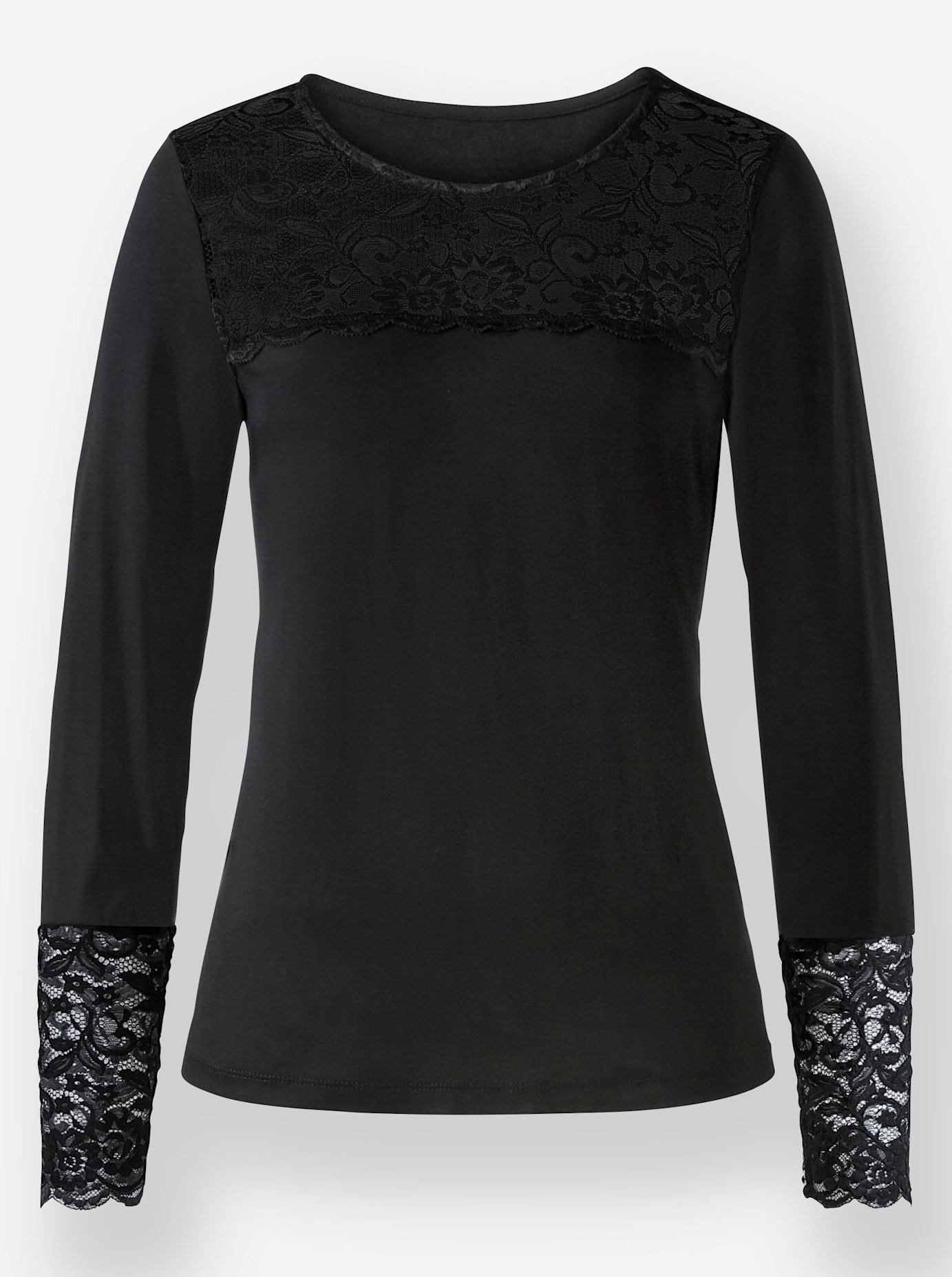 heine Spitzenshirt »Spitzen-Shirt«, (1 tlg.)