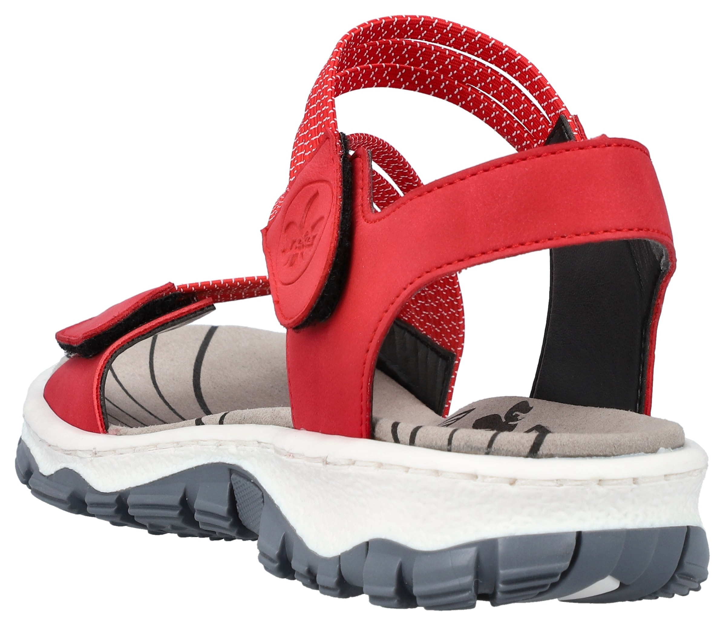 Rieker Riemchensandale, Sommerschuh, Sandalette, Klettschuh, im Sportslook