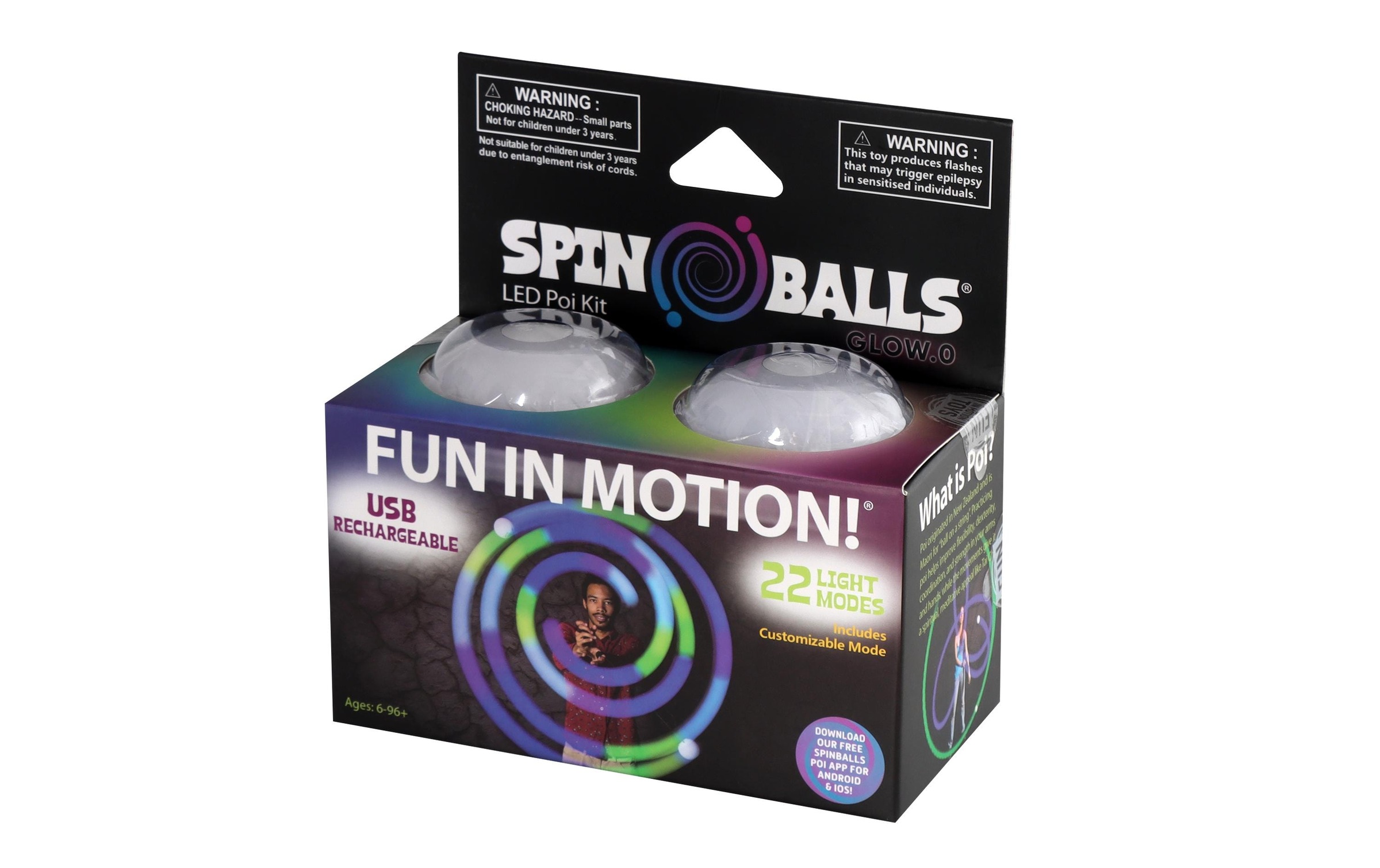 Spielball »SPINBALLS Glow.0 Glow.0 L«