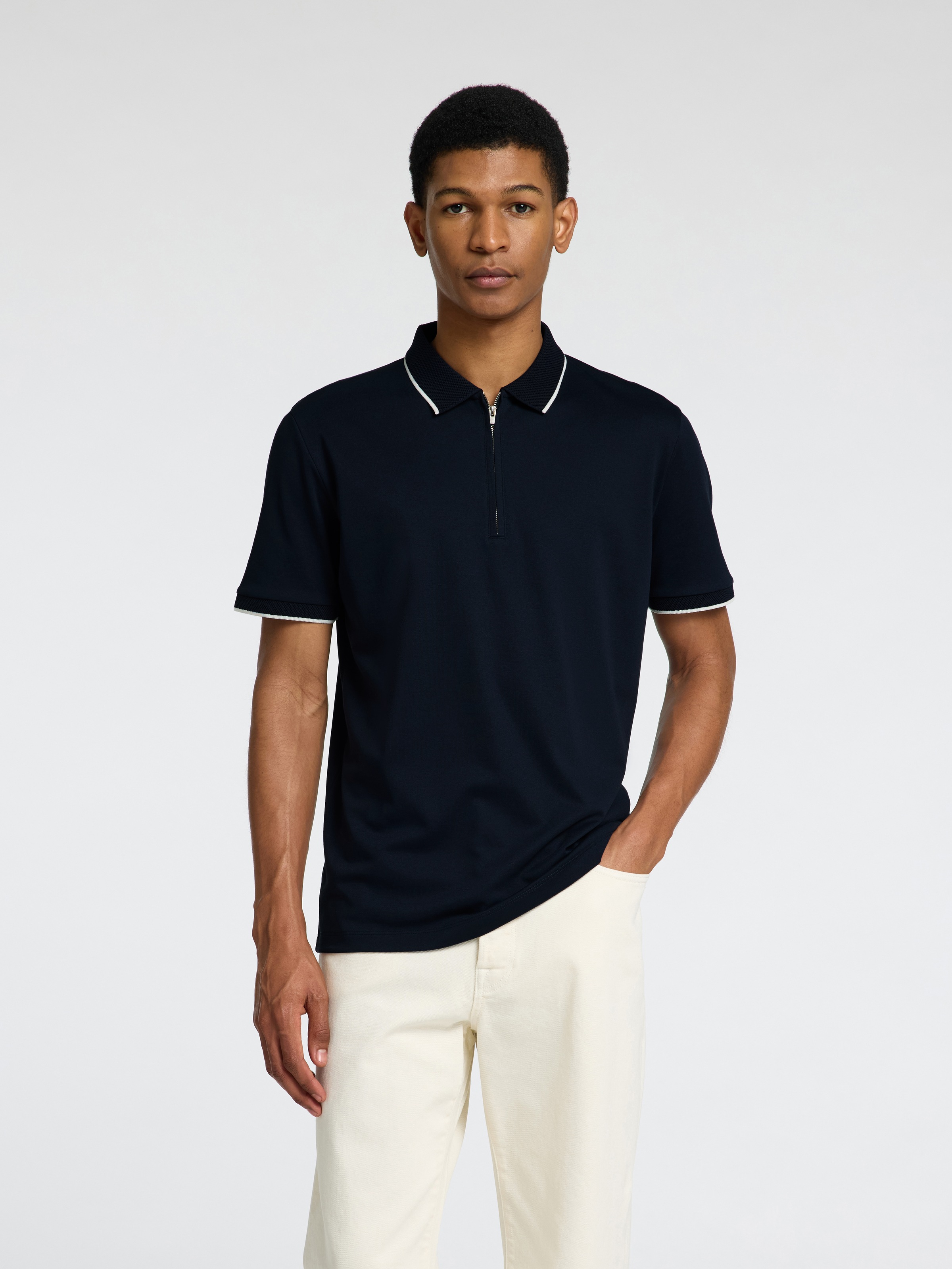 SELECTED Poloshirt »SLHFAVE SPORT ZIP SS POLO NOOS«