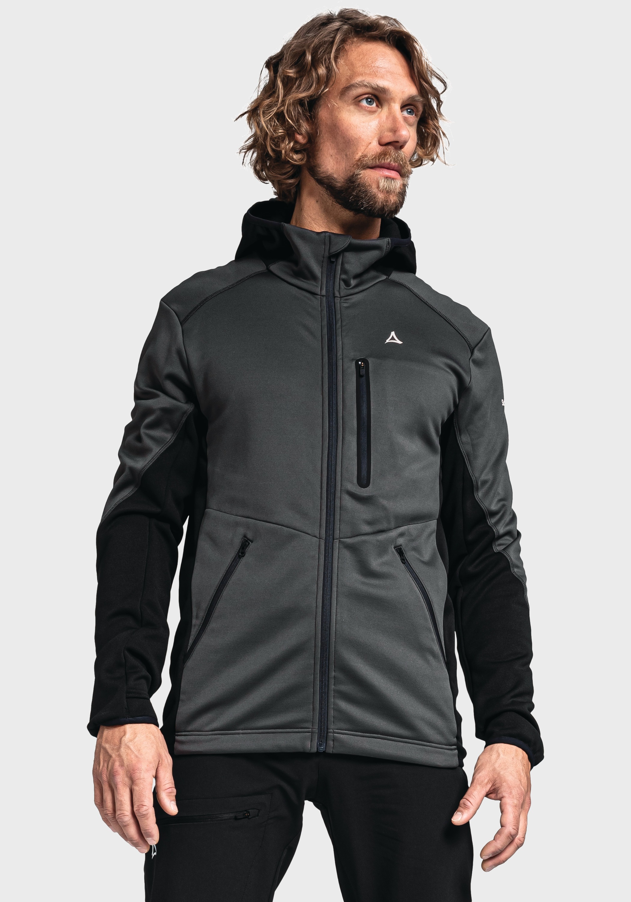 Schöffel Fleecejacke »Fleece Hoody Lodron M«, mit Kapuze