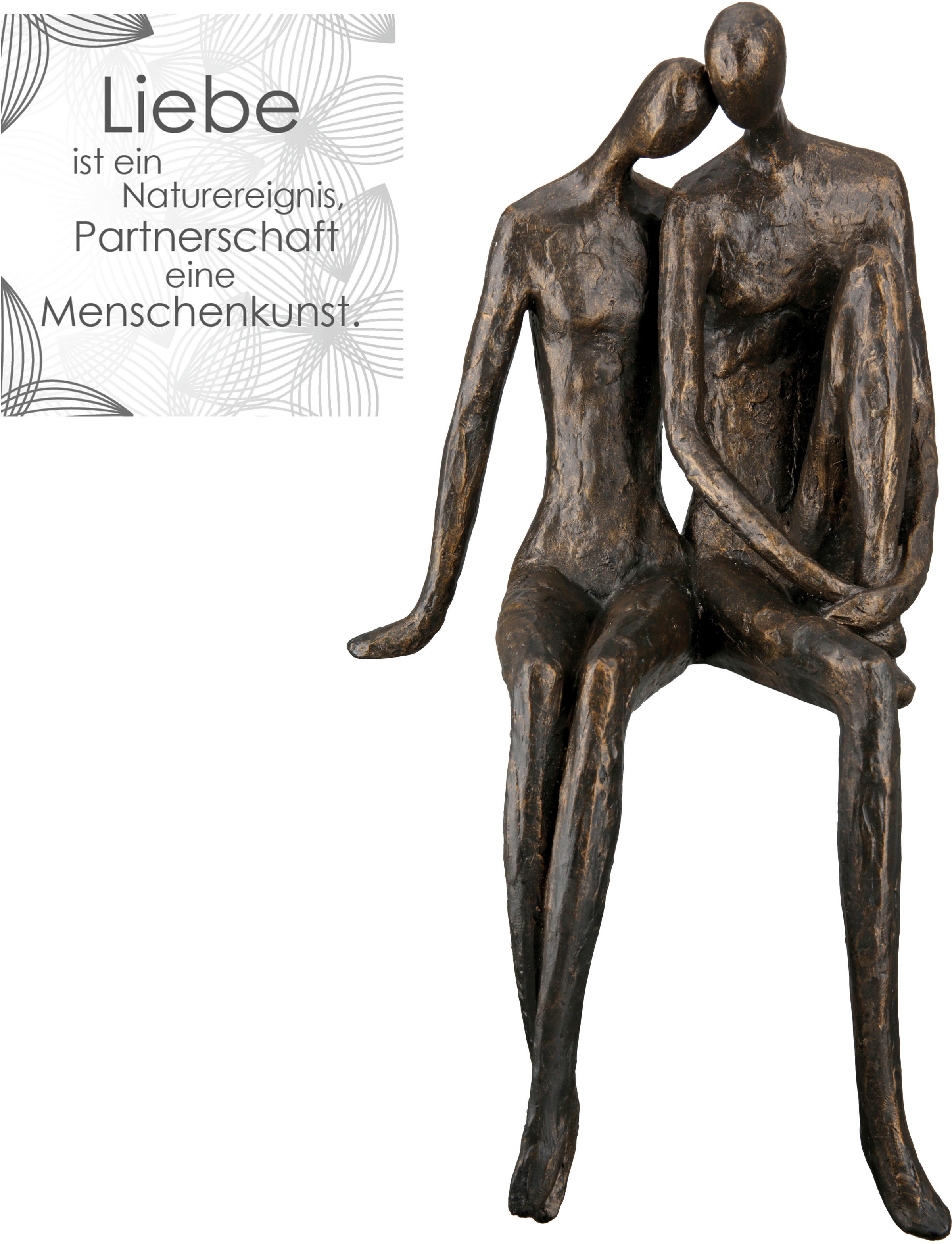 Casablanca by | »Skulptur Kantenhocker online Gilde shoppen Couple« Jelmoli-Versand XL