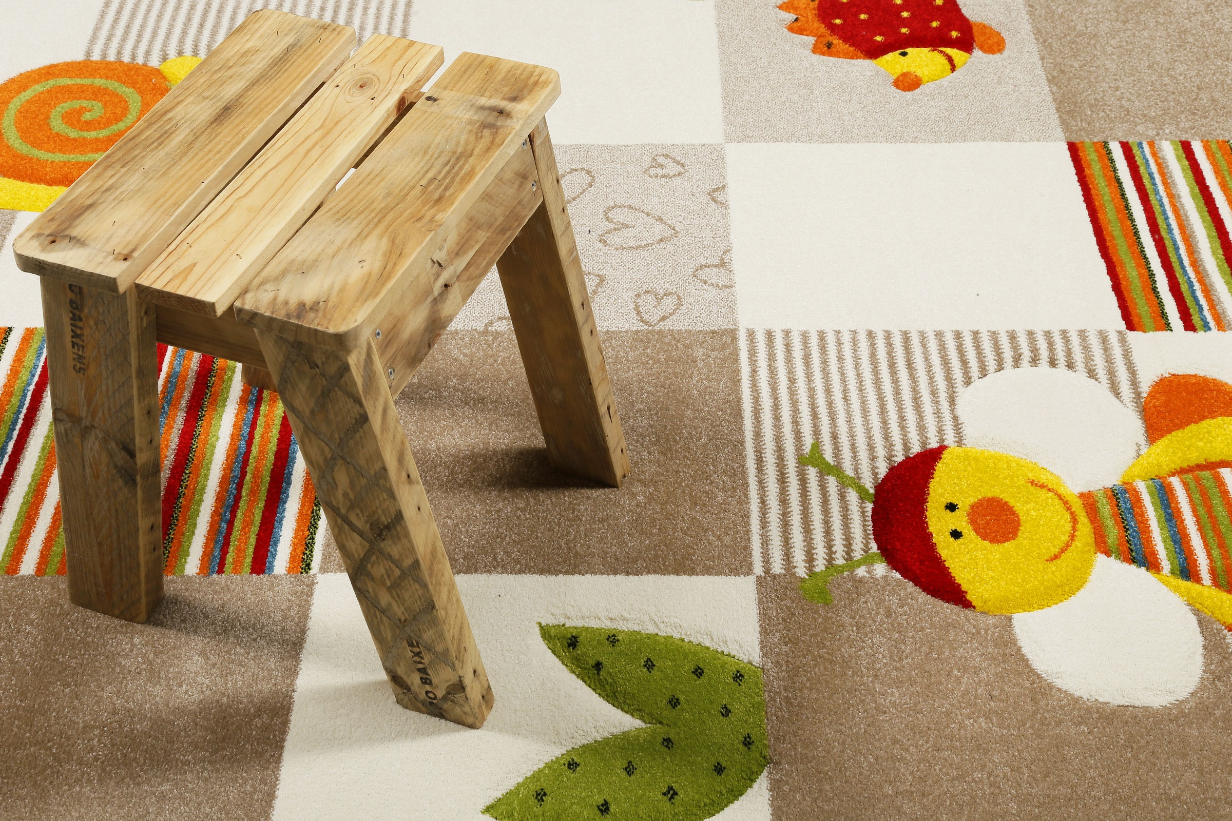 Esprit Kinderteppich »Kids Bee 2.0,  ESP-24322«, rechteckig, 13 mm Höhe, Kinder Motiv Biene Kurzflor Teppich