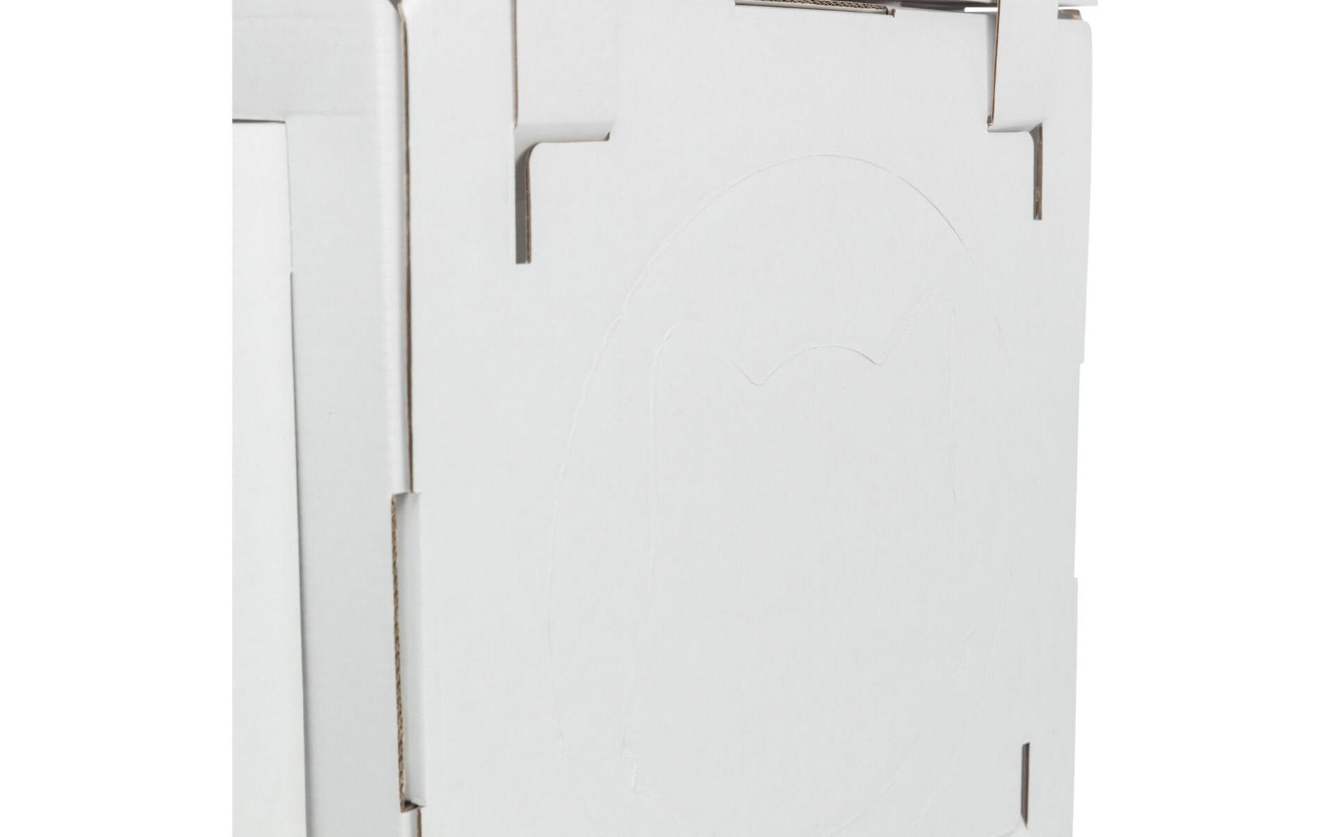 TRIXIE Tiertunnel »Casa Cara, Pappe, 93 × 72 × 45076 cm, Weiss«