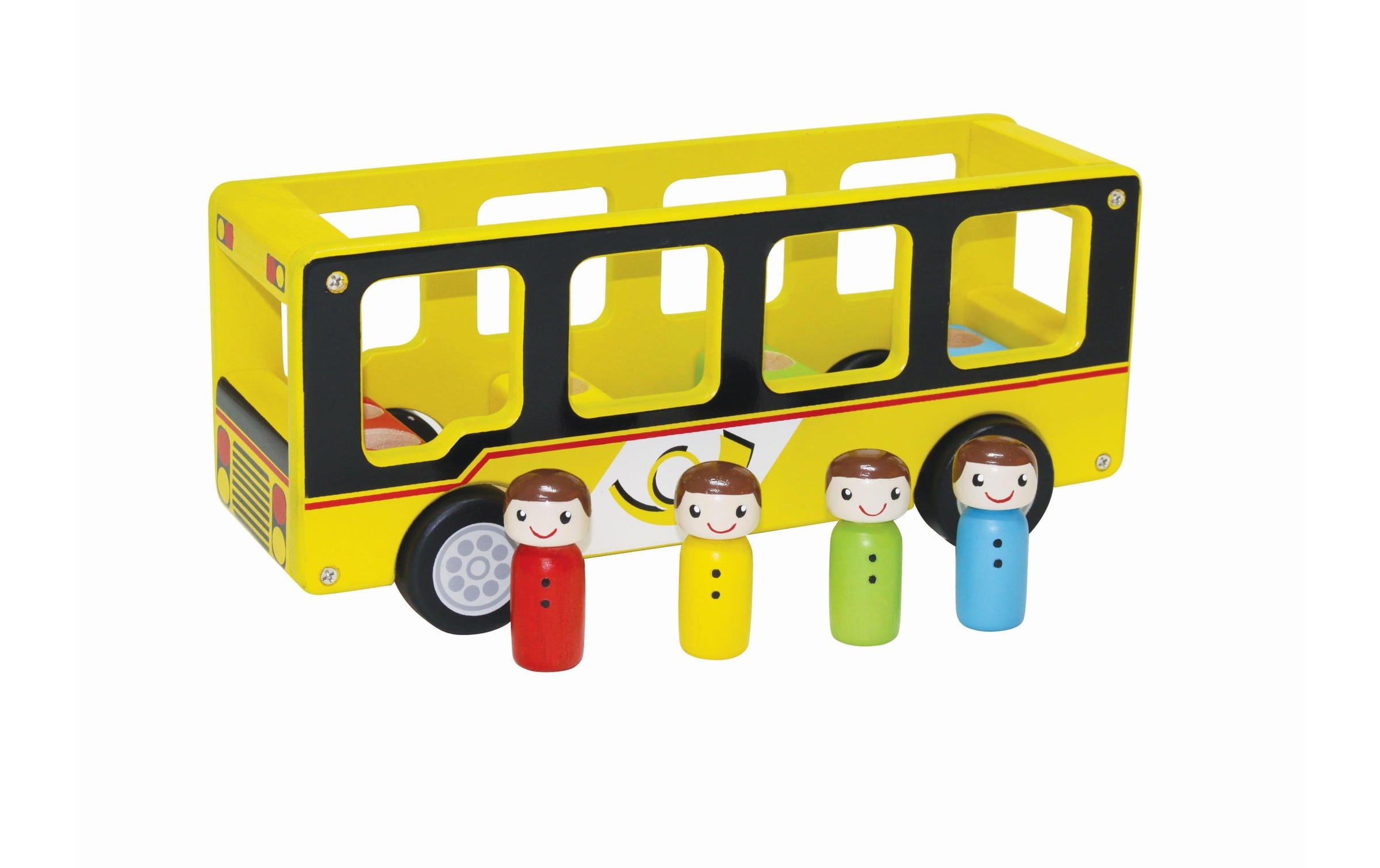 Spielba Spielzeug-Bus »Postauto mit 4 Passagiere«