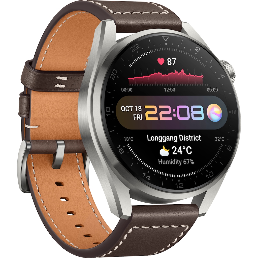 Huawei Smartwatch »WATCH 3 Pro Classic Galileo-L40E«, (Harmony OS)