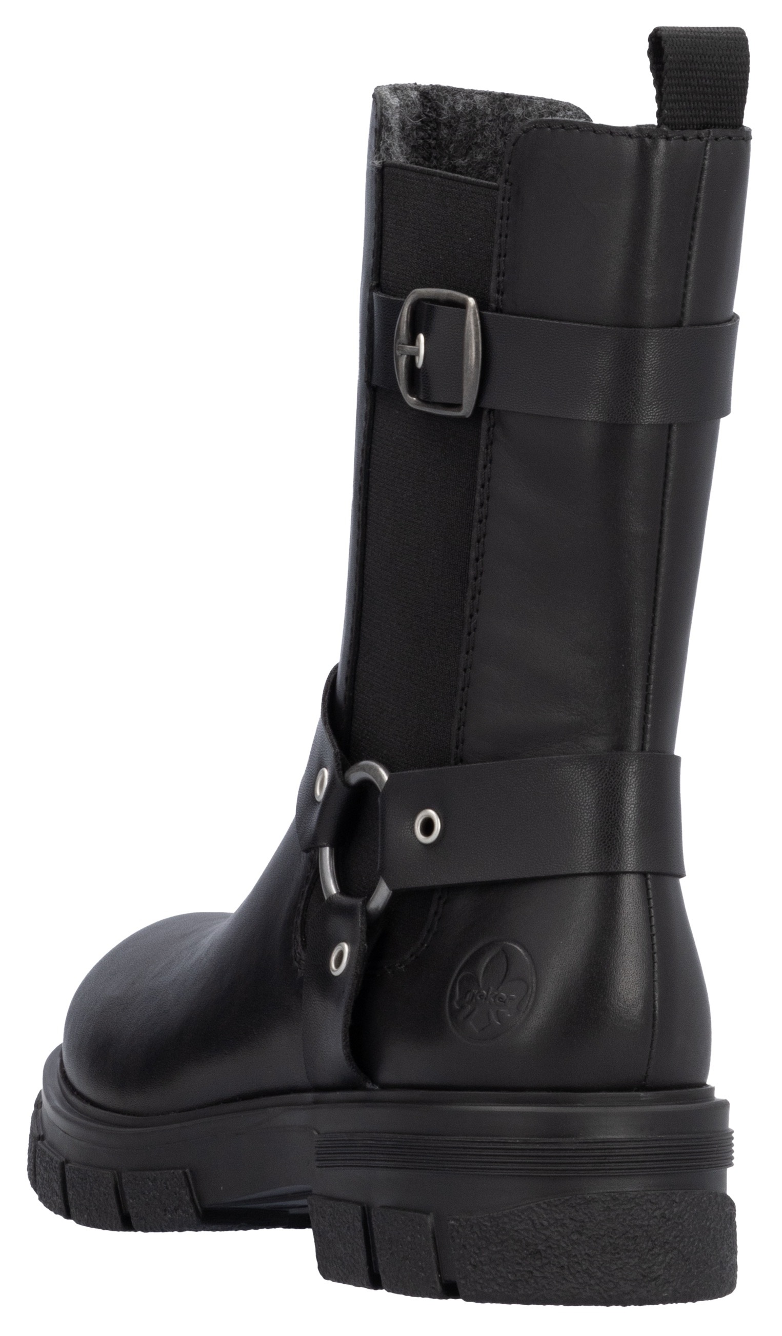 Rieker Chelseaboots, Bikerboots, Schlupfstiefelette mit Innenreissverschluss