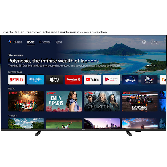 ➥ Philips LED-Fernseher »70PUS7607/12«, 177 cm/70 Zoll, 4K Ultra HD, Smart- TV jetzt shoppen | Jelmoli-Versand