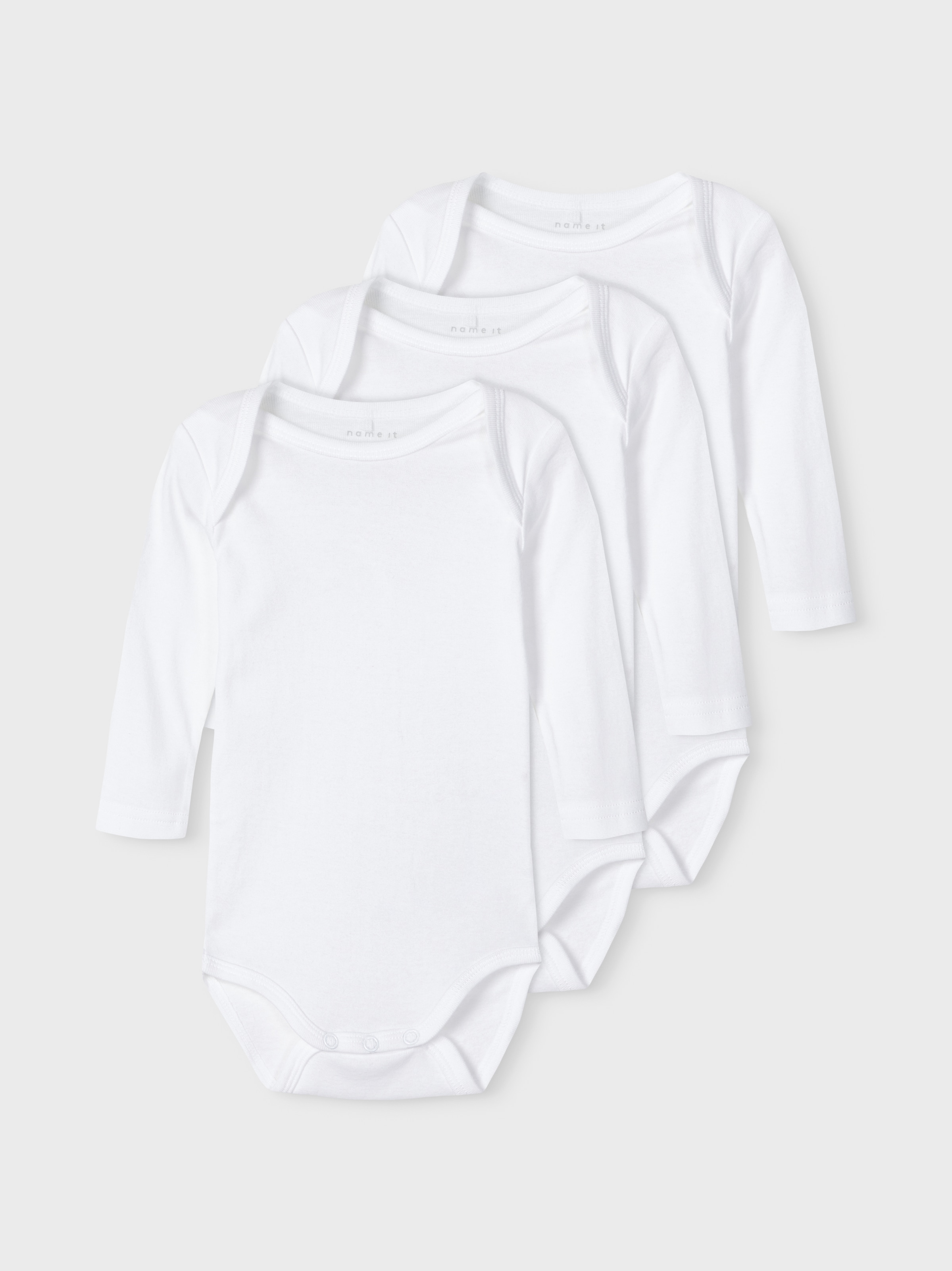 Name It Body »NBNBODY 3P LS SOLID NOOS« Packung, 3 Stk.