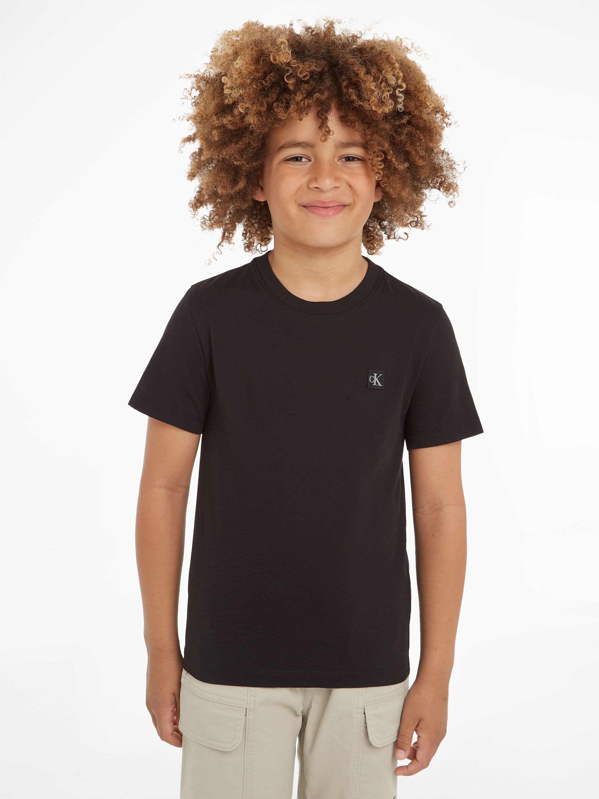 Calvin Klein Jeans T-Shirt »MONOGRAM MINI BADGE T-SHIRT«, für Kinder bis 16 Jahre