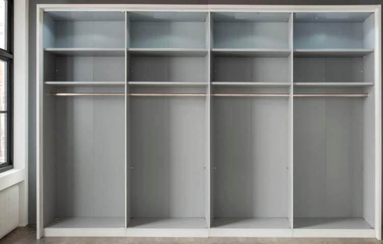 und online | kaufen WIEMANN Glasfront Jelmoli-Versand Schwebetürenschrank mit »Shanghai«, Panorama-Tür