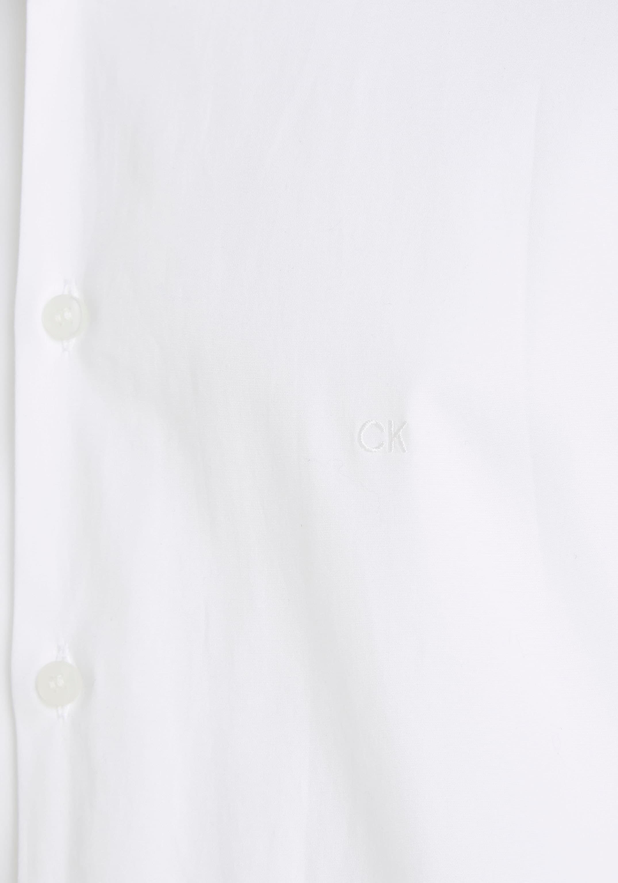 Calvin Klein Businesshemd »POPLIN STRETCH SLIM SHIRT«, mit Kentkragen