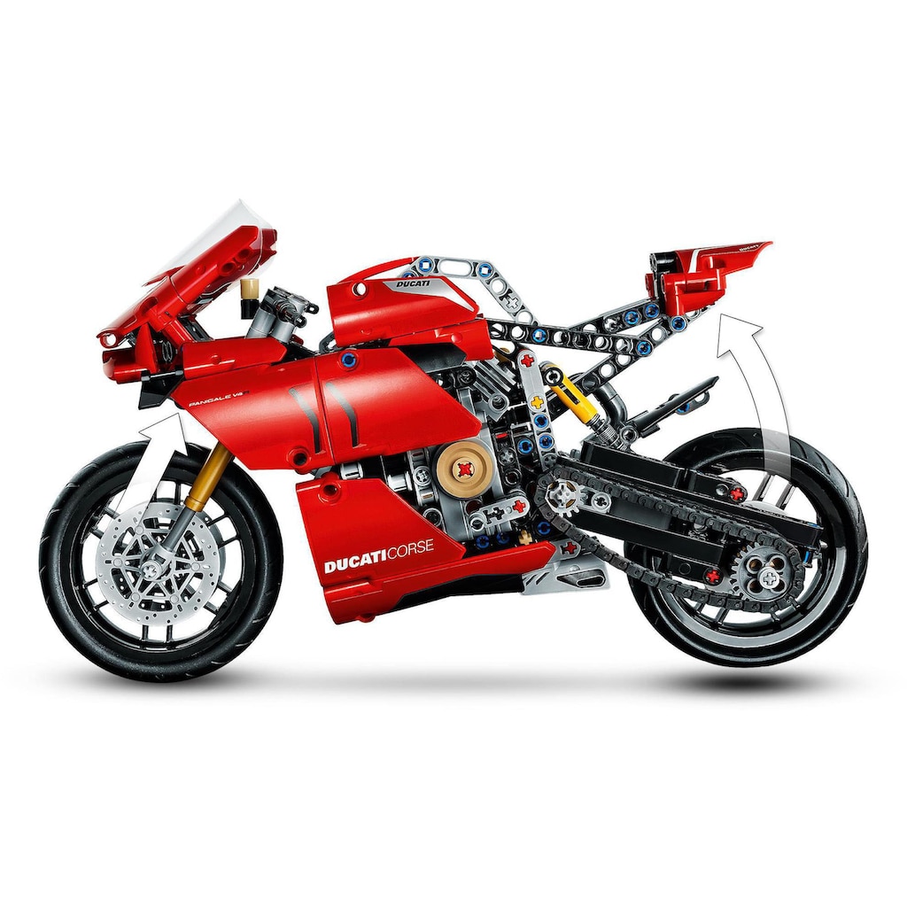 LEGO® Konstruktionsspielsteine »Ducati Panigale V4 R (42107), LEGO® Technic«, (646 St.)