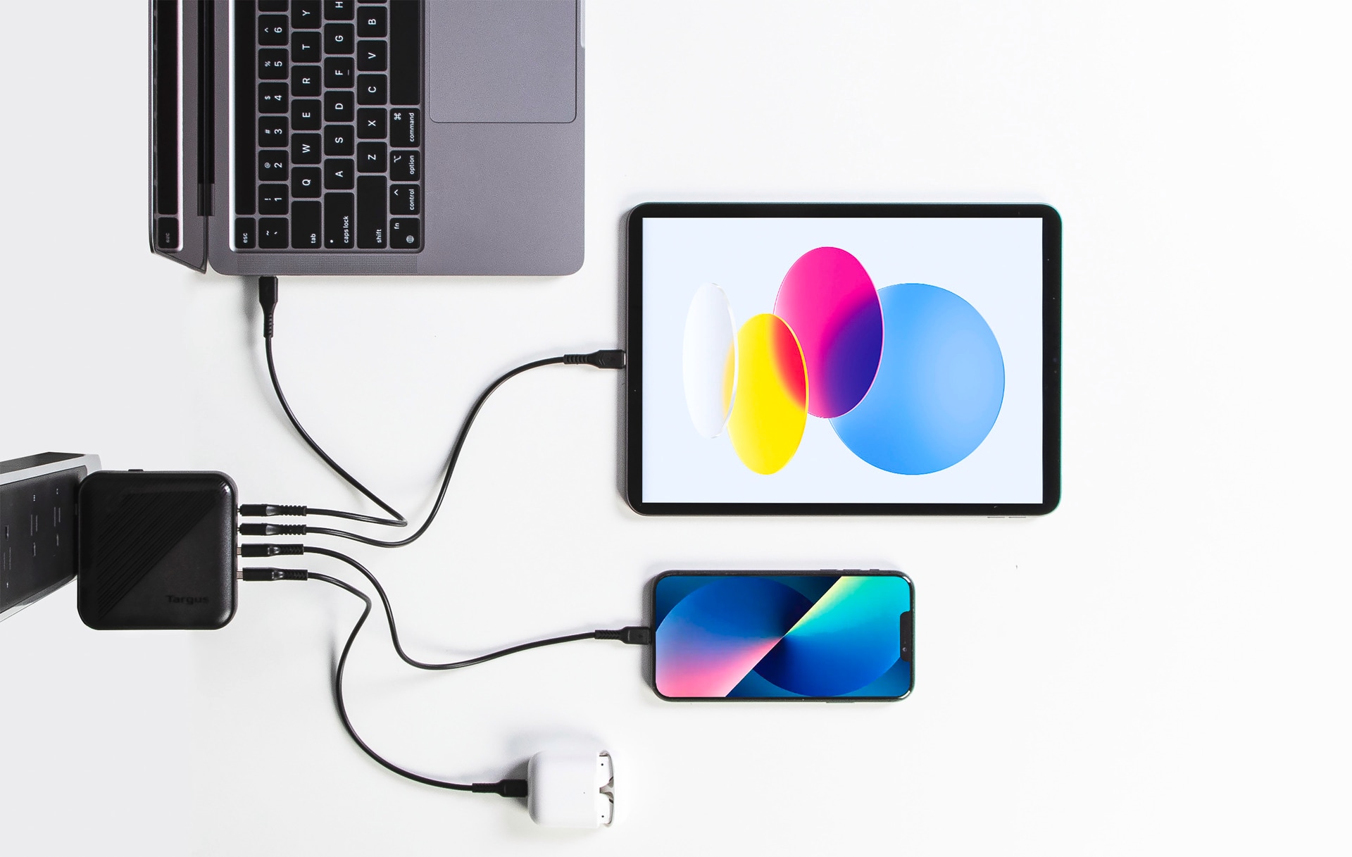 Targus USB-Ladegerät »100W Multiport GaN Charger mit Reiseadaptern«