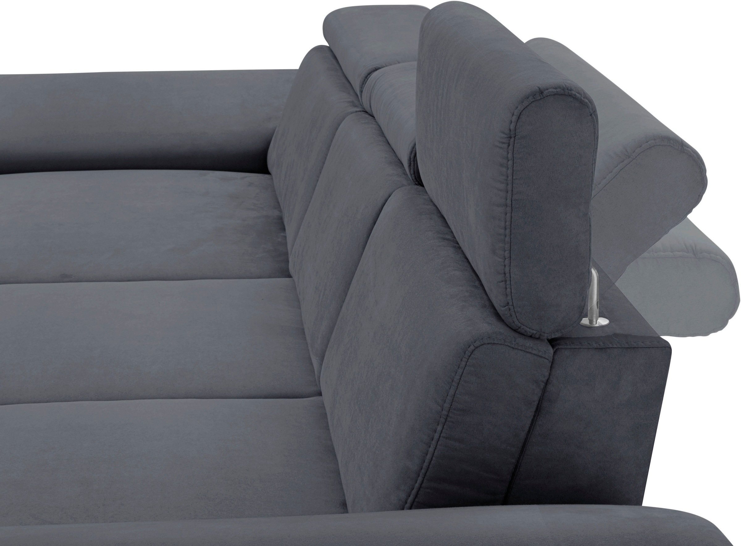 sit&more Ecksofa »Scorpio L-Form«, inklusive Sitztiefenverstellung, wahlweise mit Kopfverstellung