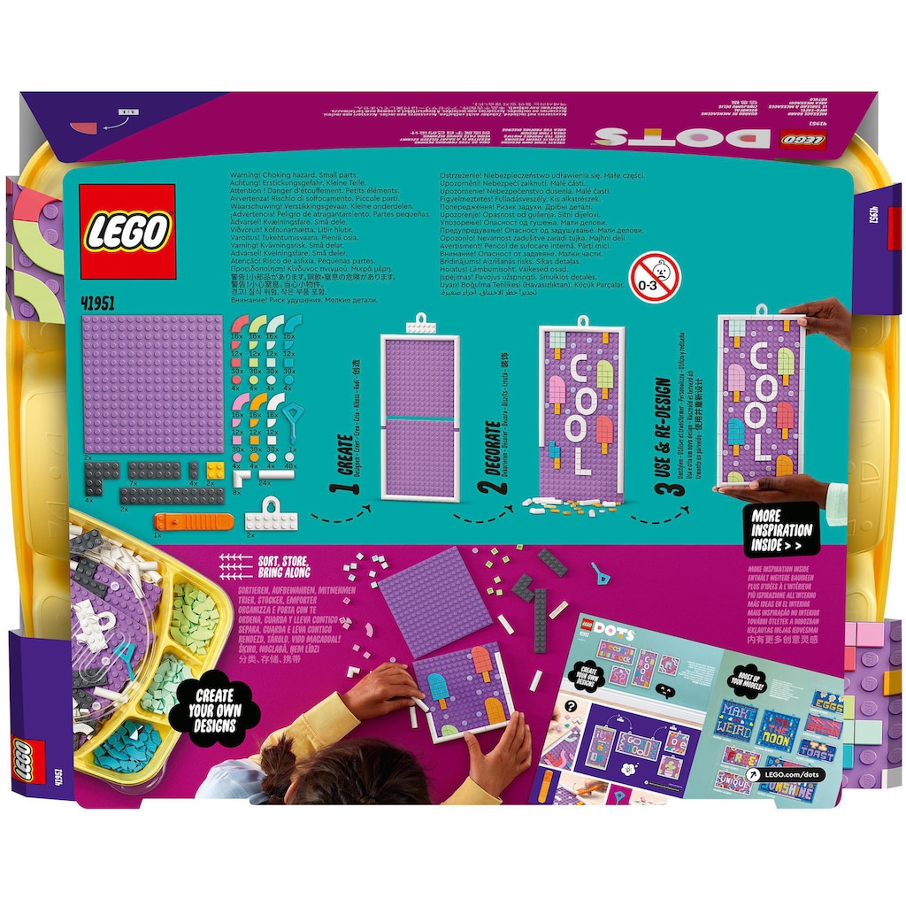 LEGO® Konstruktionsspielsteine »Message Board (41951), LEGO® DOTS«, (531 St.)