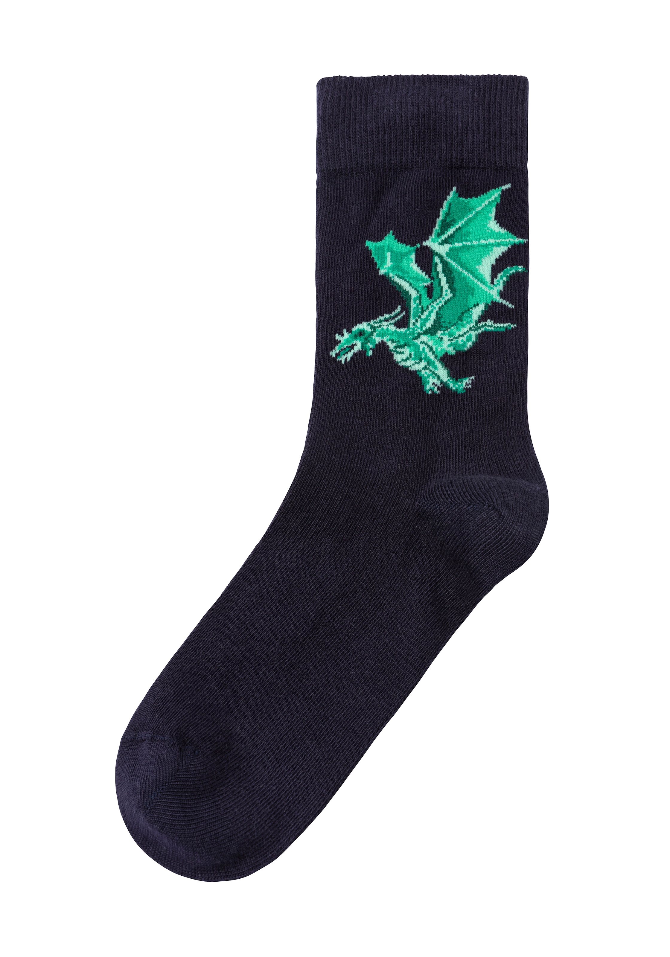 ✵ H.I.S Socken, | mit Paar), (5 günstig Jelmoli-Versand unterschiedlichen bestellen Drachen Motiven
