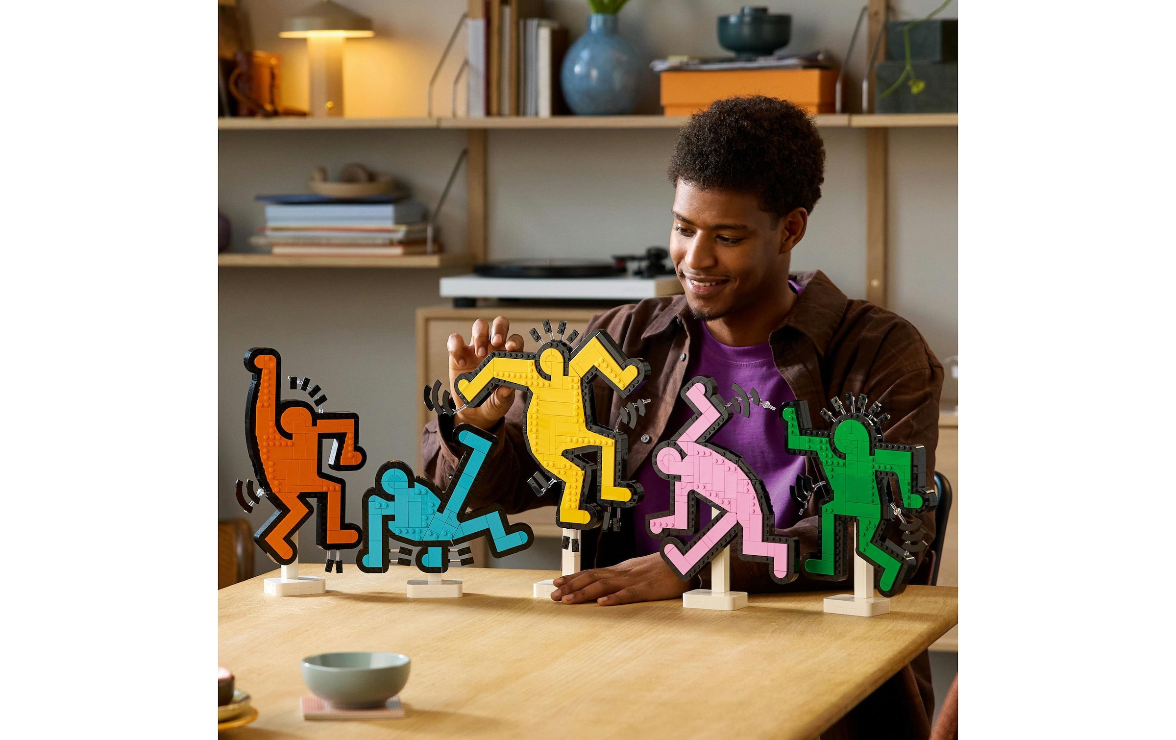 LEGO® Spielbausteine »Art Keith Haring Tanzende Figuren«, (1773 St.)