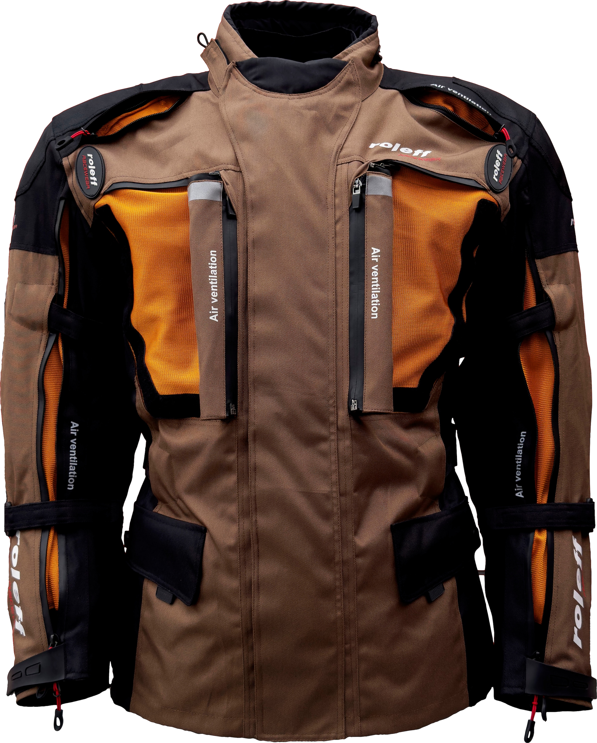roleff Motorradjacke »Enduro«, mit Protektoren, optimale Belüftung