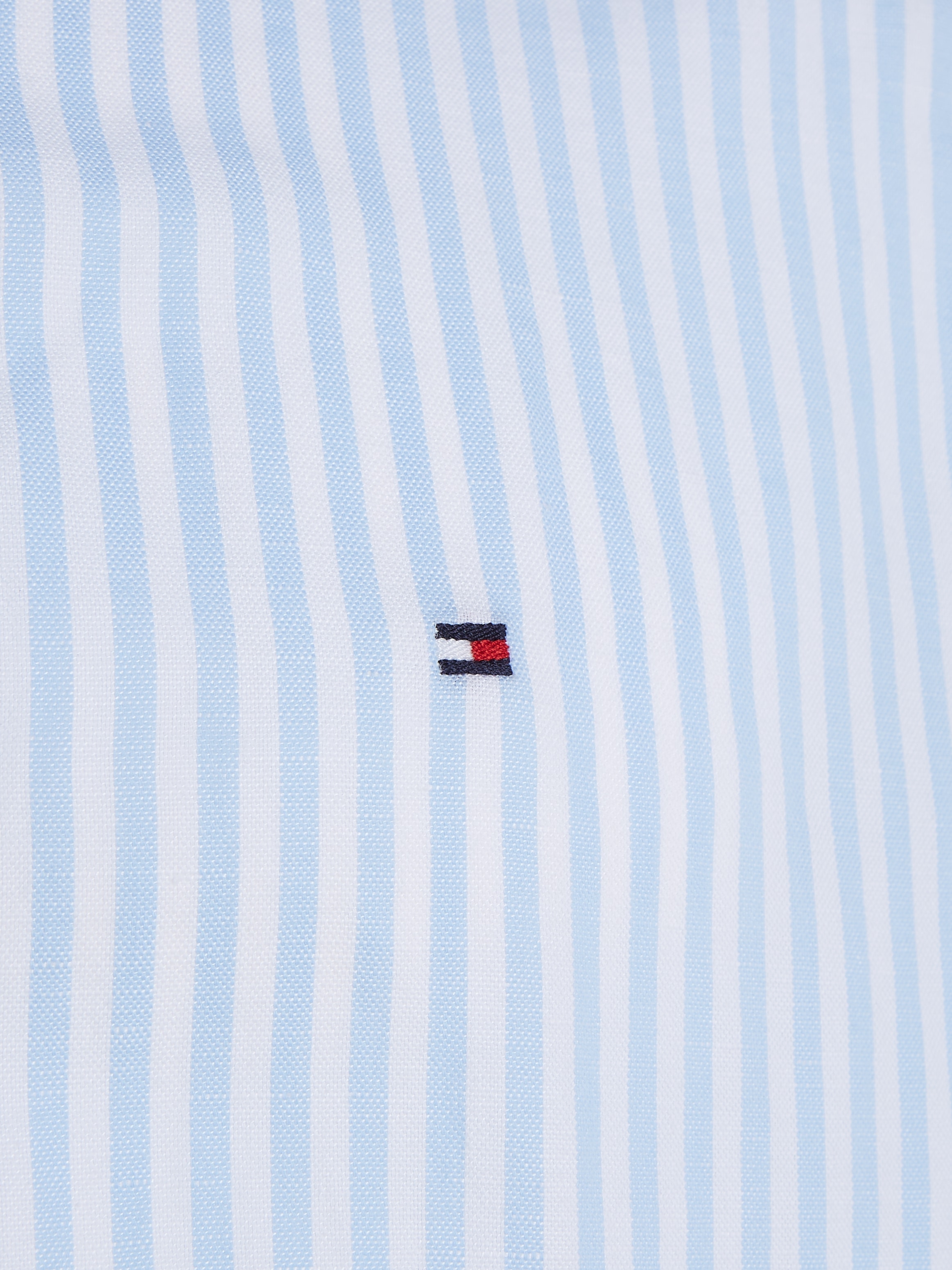 Tommy Hilfiger Langarmhemd »CL W-COTTON LINEN STRIPE SHIRT«, modisch gestreift