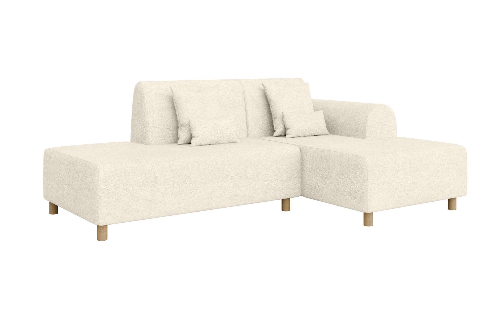 INOSIGN Ecksofa »Suyala«, L-Form mit Hocker