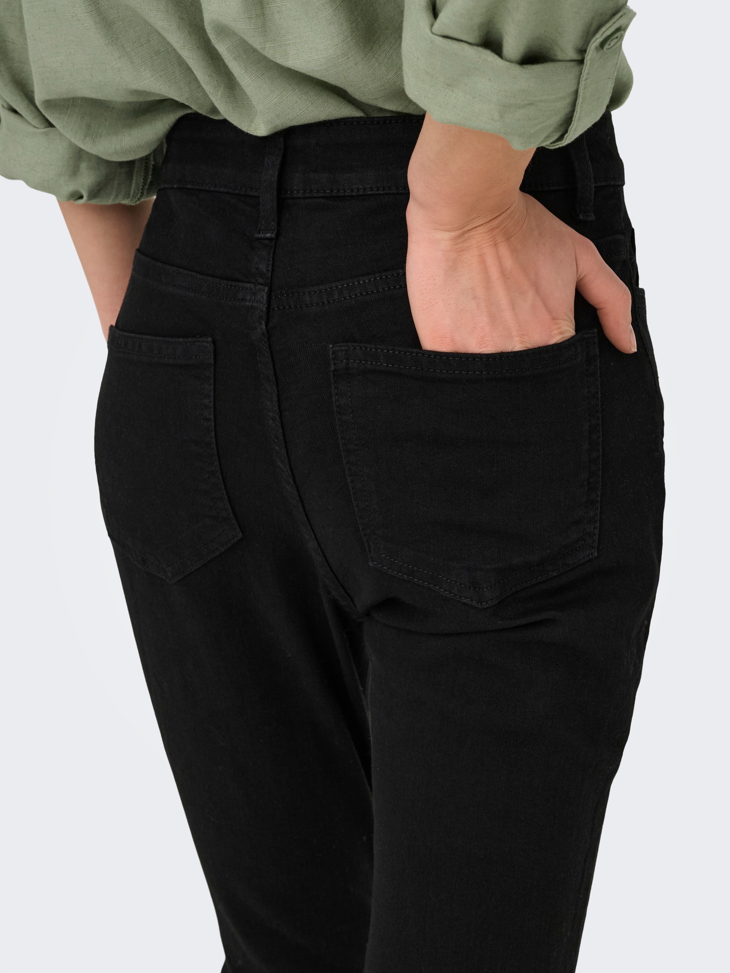 JDY Skinny-fit-Jeans »JDYMOON HW SKINNY JEANS BLACK DNM NOOS«