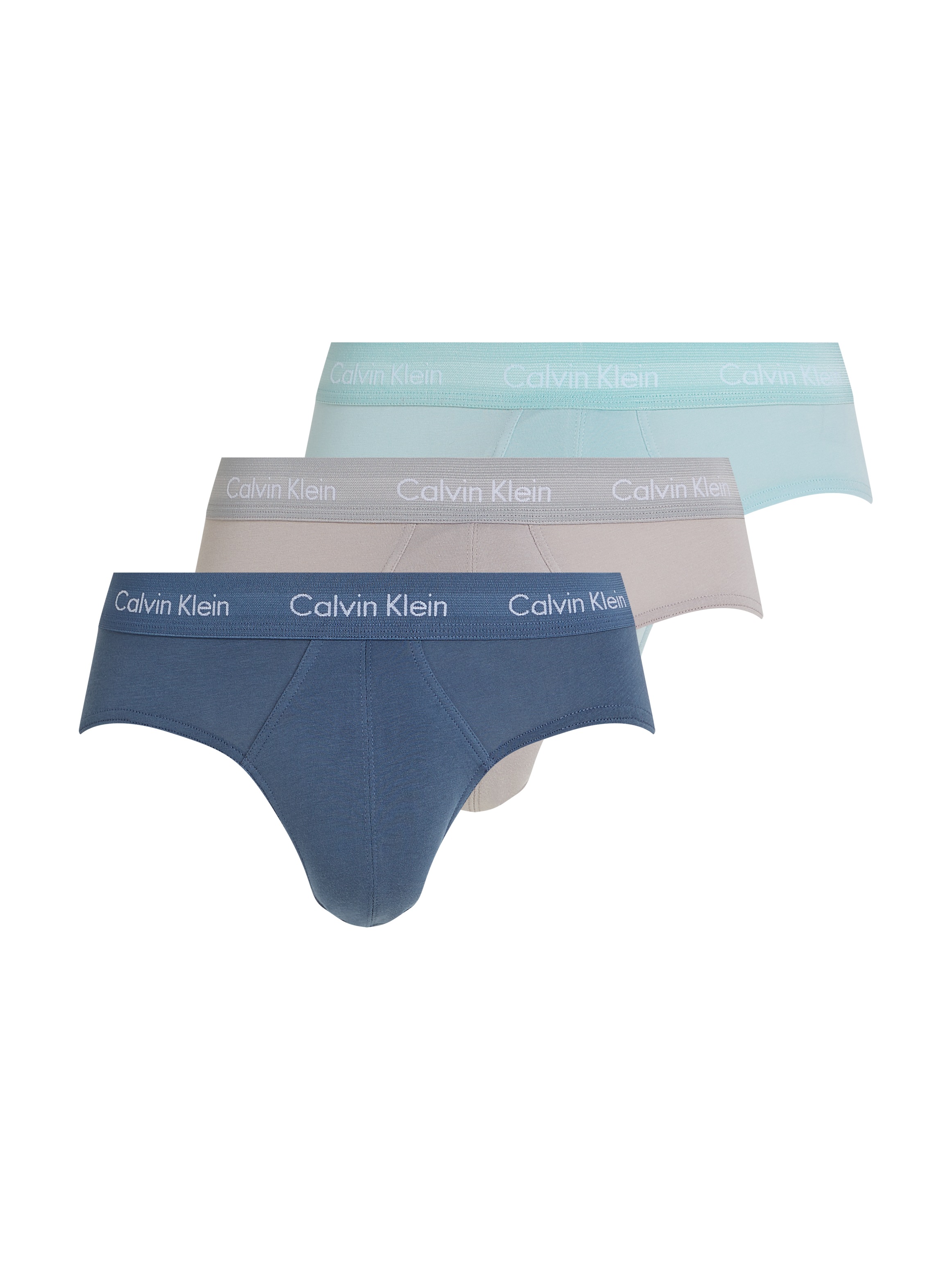 Calvin Klein Underwear Hipster »CK HIP BRIEF 3PK« 3 Stk. mit farbigem Webbund
