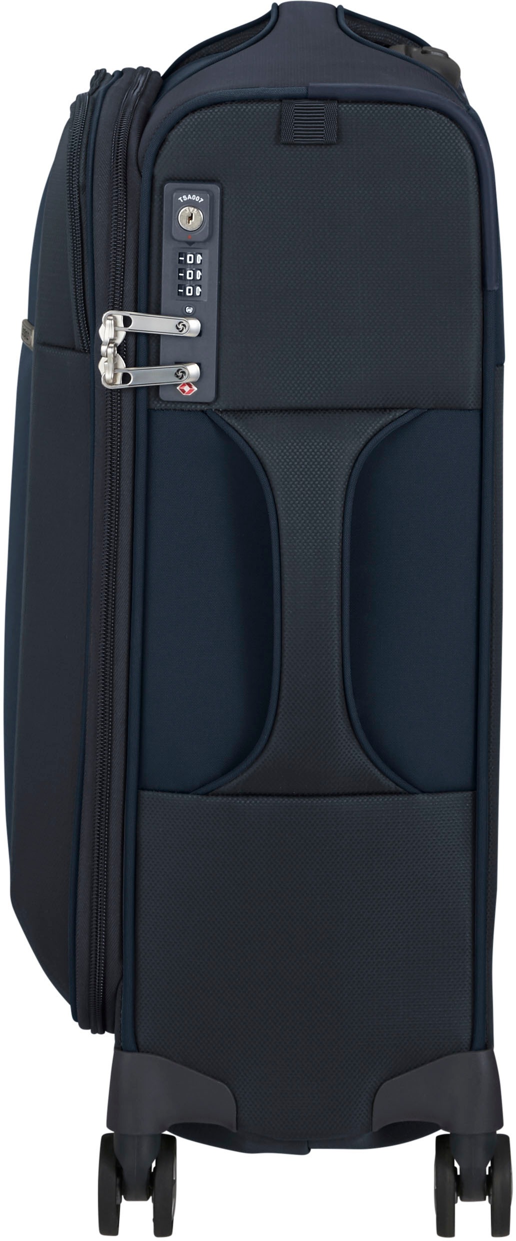 Samsonite Weichgepäck-Trolley »D'LITE, verschiedene Grössen und Farben«, 4 Rollen, Hartschalen-Koffer Reisekoffer TSA-Zahlenschloss Volumenerweiterung