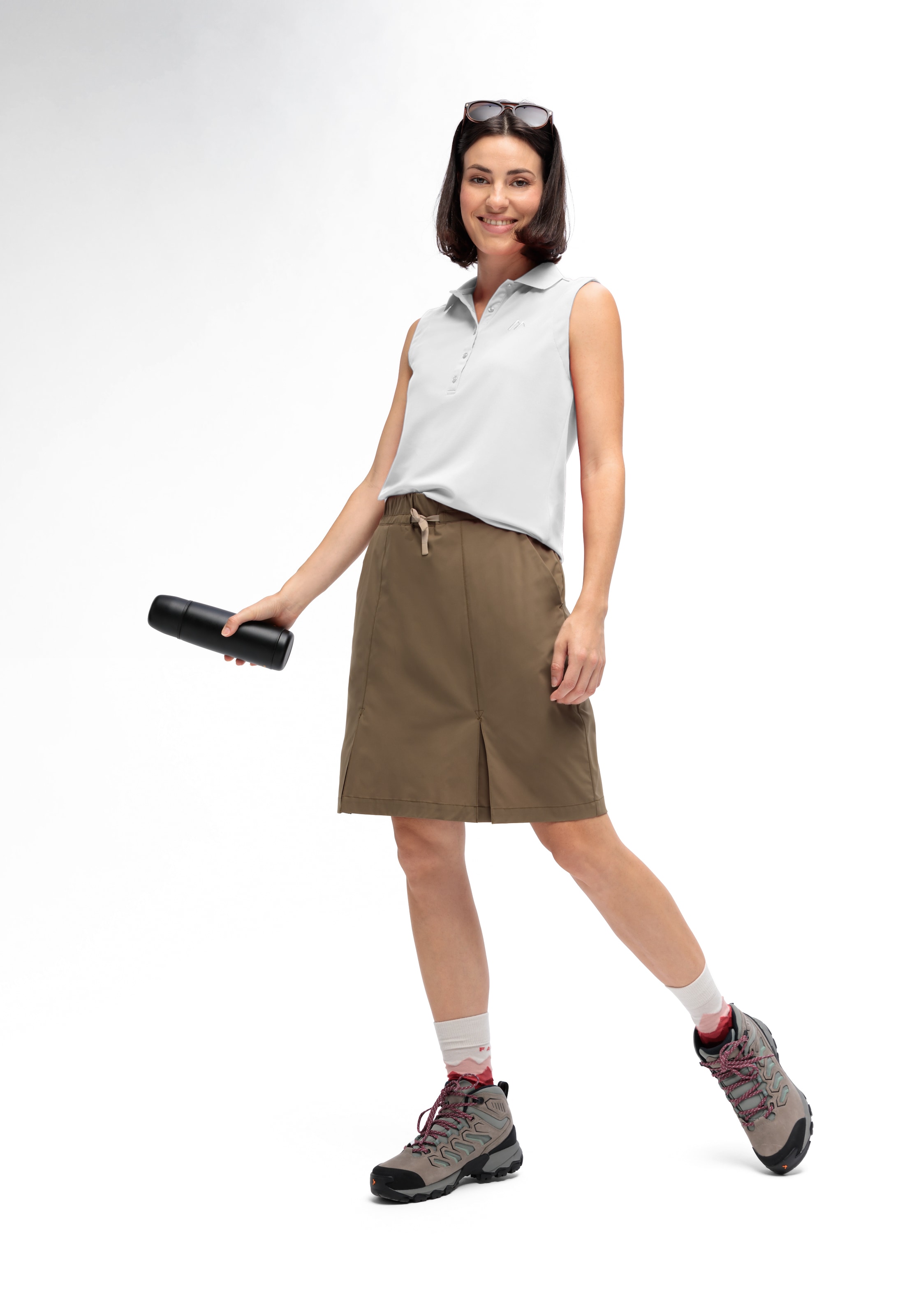 Maier Sports Poloshirt »Ulrike sleeveless«, Damen Funktionsshirt, ärmelloses Freizeitshirt, Regular Fit