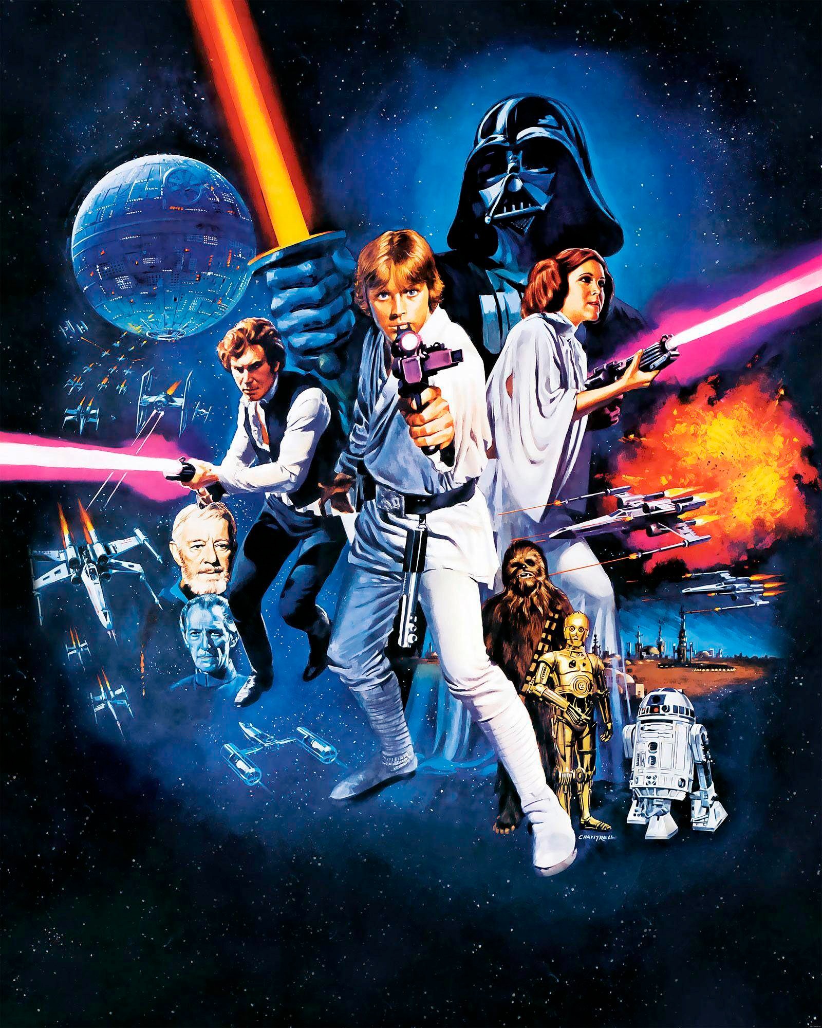 ✵ Komar Vliestapete »Star Wars Poster Classic 1«, 200x250 cm (Breite x Höhe),  Vliestapete, 100 cm Bahnbreite online bestellen | Jelmoli-Versand